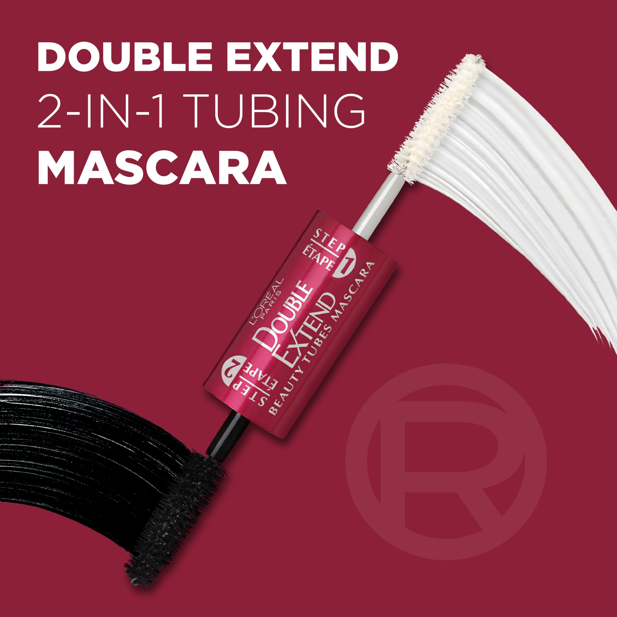 Foto 2 | Máscara L'oreal Paris Con Doble Tubo Alargador, Color Negro - Venta Internacional.