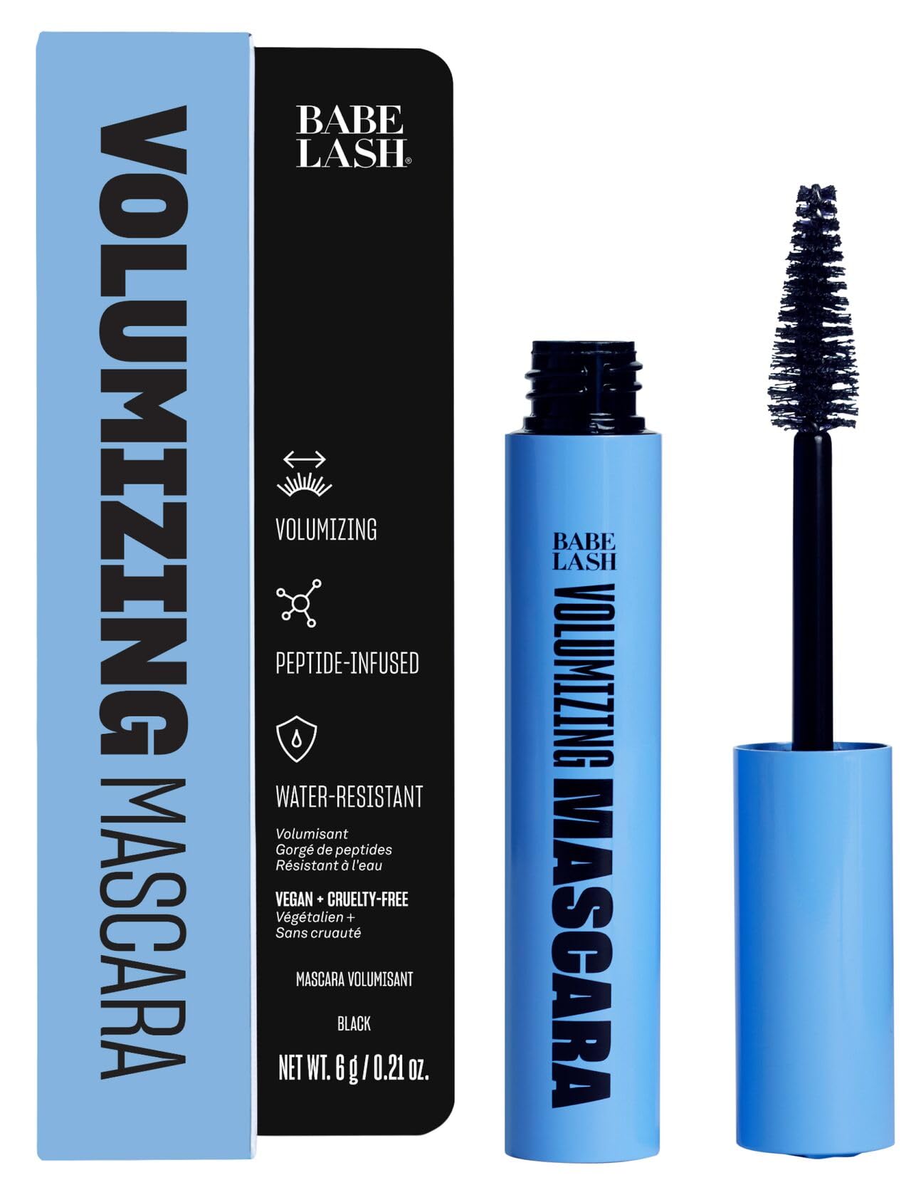 Máscara Babe Original Babe Lash Antimanchas, Color Negro - Venta Internacional.