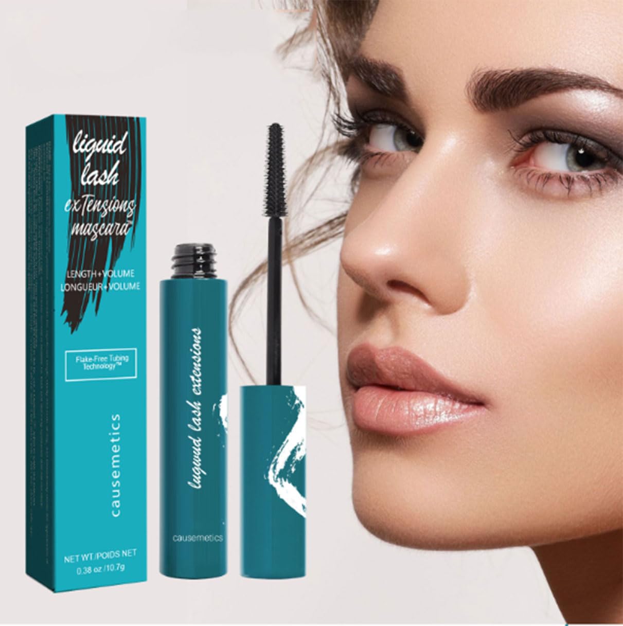 Máscara Causemetics Liquid Lash Extensions Rich Black 11 Ml - Venta Internacional.