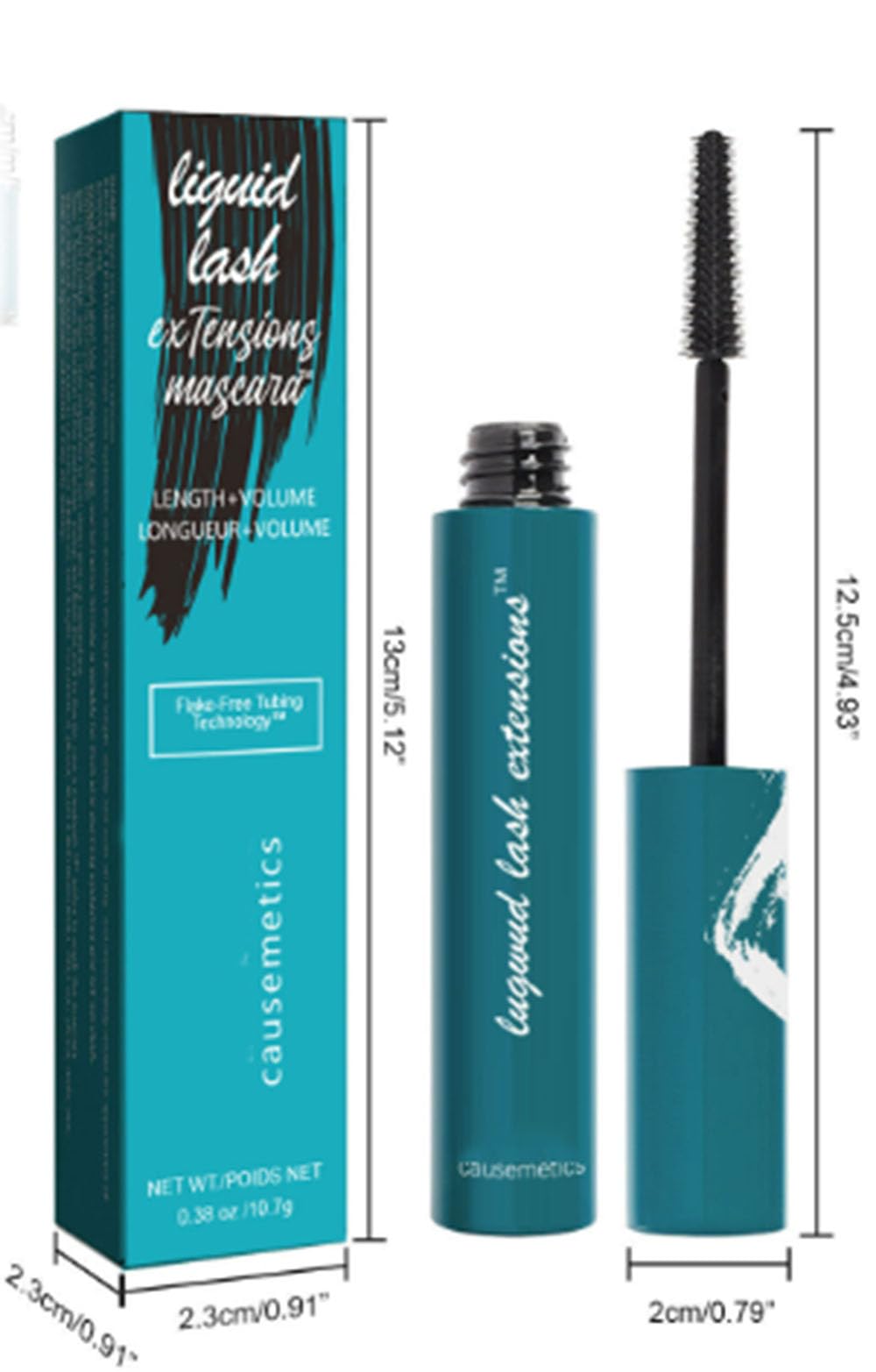 Foto 4 pulgar | Máscara Causemetics Liquid Lash Extensions Rich Black 11 Ml - Venta Internacional.