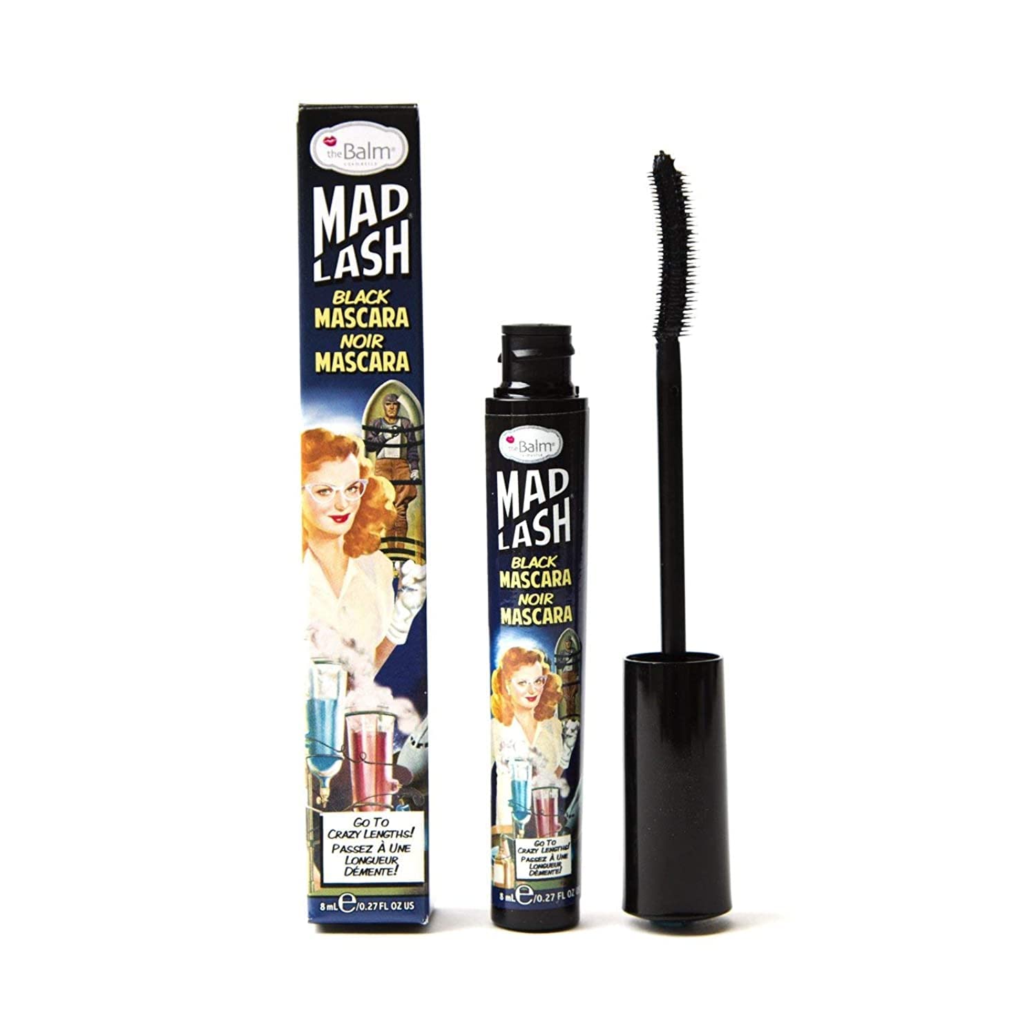 Foto 2 pulgar | Máscara Thebalm Mad Lash, Voluminizadora, Resistente Al Agua, Negra - Venta Internacional.