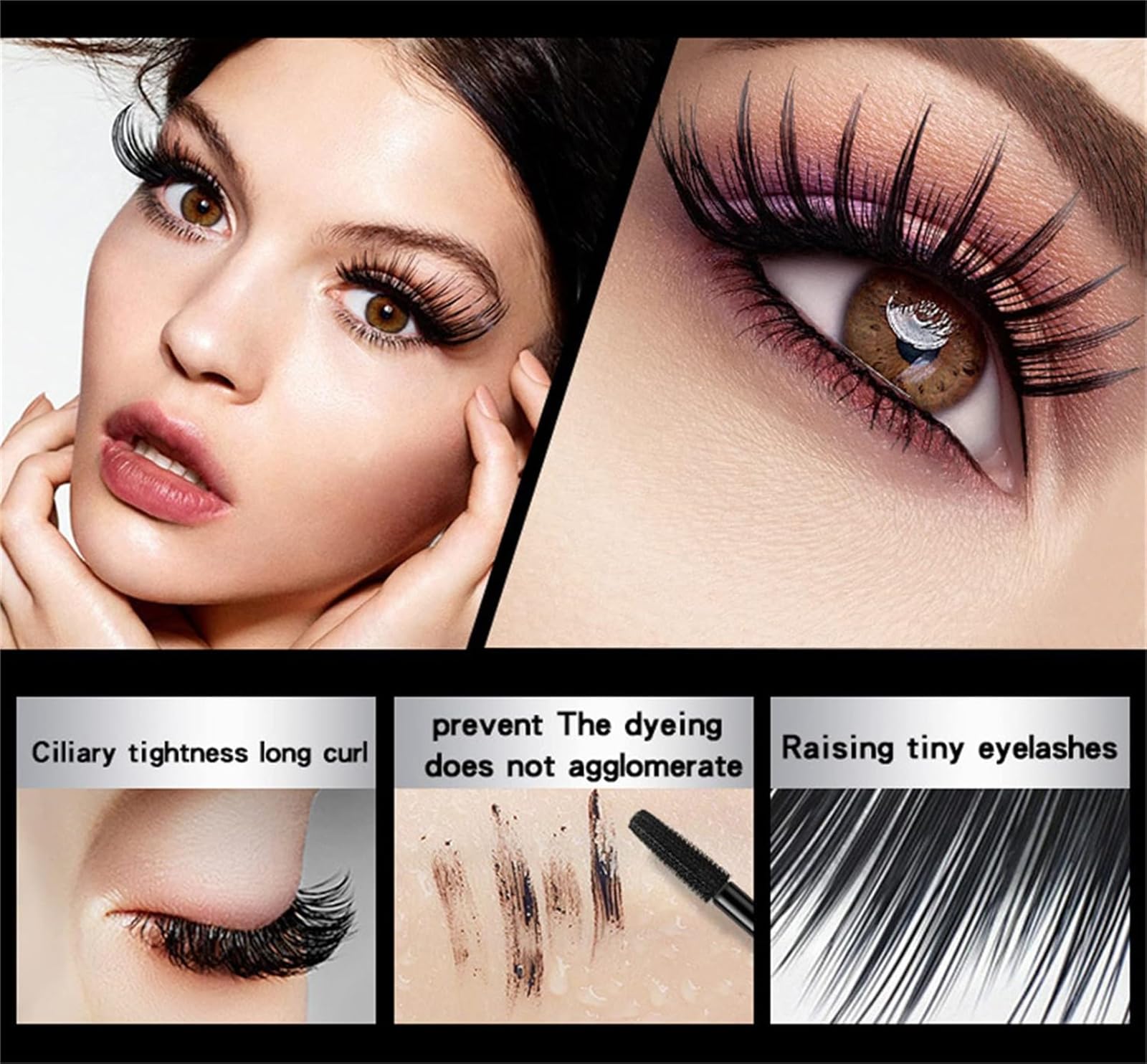 Foto 4 pulgar | Máscara My Amazing Lashes Waterproof Volume Black, Paquete De 2 - Venta Internacional.