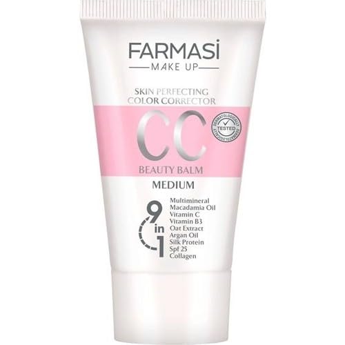 Foto 3 pulgar | Crema De Maquillaje Cc Farmasi Pure Natural Con Acabado Impecable, 50 Ml - Venta Internacional.