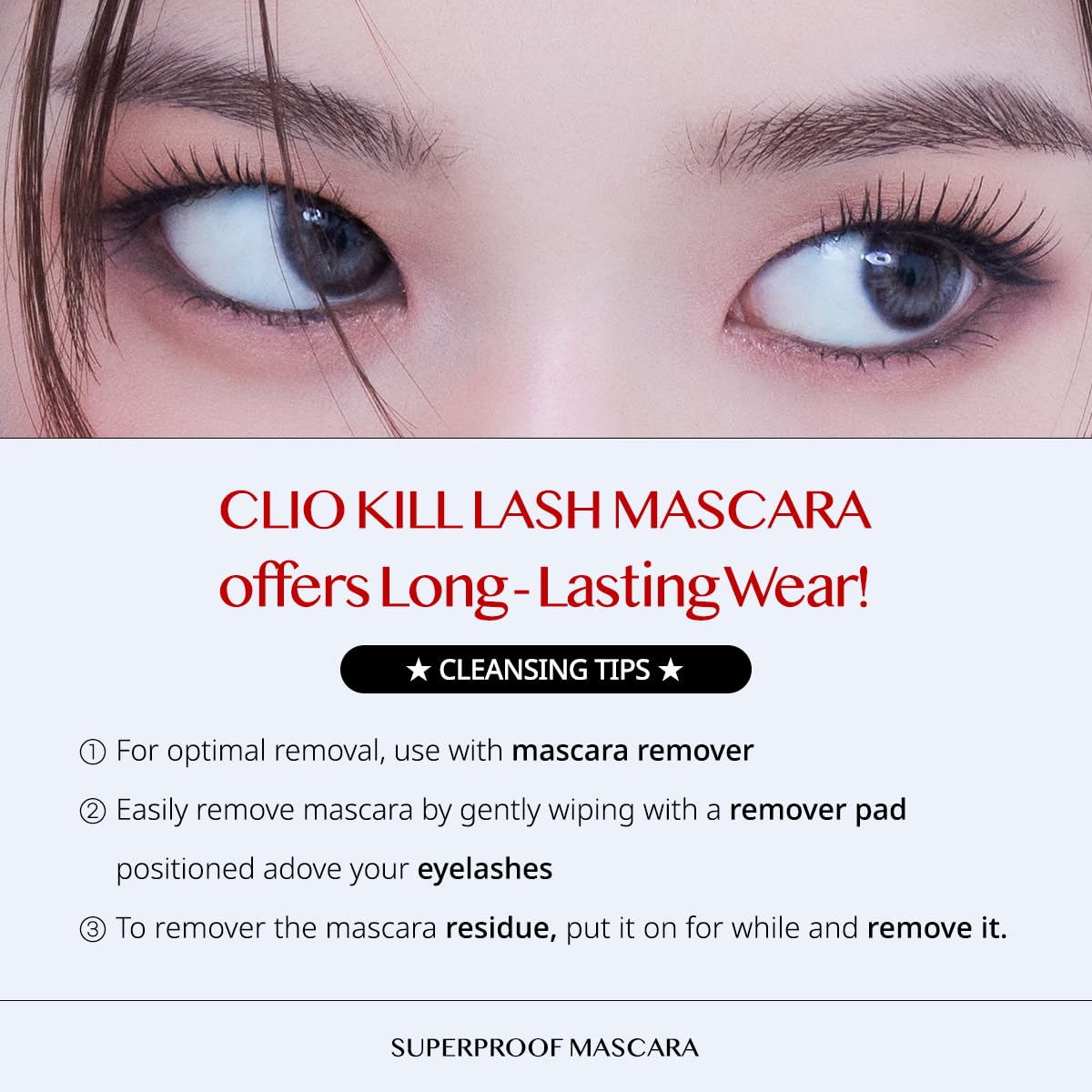 Foto 8 pulgar | Máscara Clio Kill Lash Superproof (02 Volume Curling Black) - Venta Internacional.