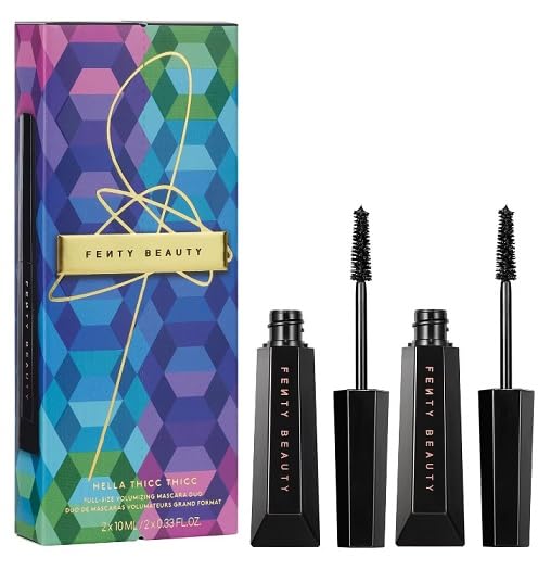 Máscara De Pestañas Fenty Beauty Hella Thicc, Voluminizadora, 10 Ml, 2 Unidades - Venta Internacional.