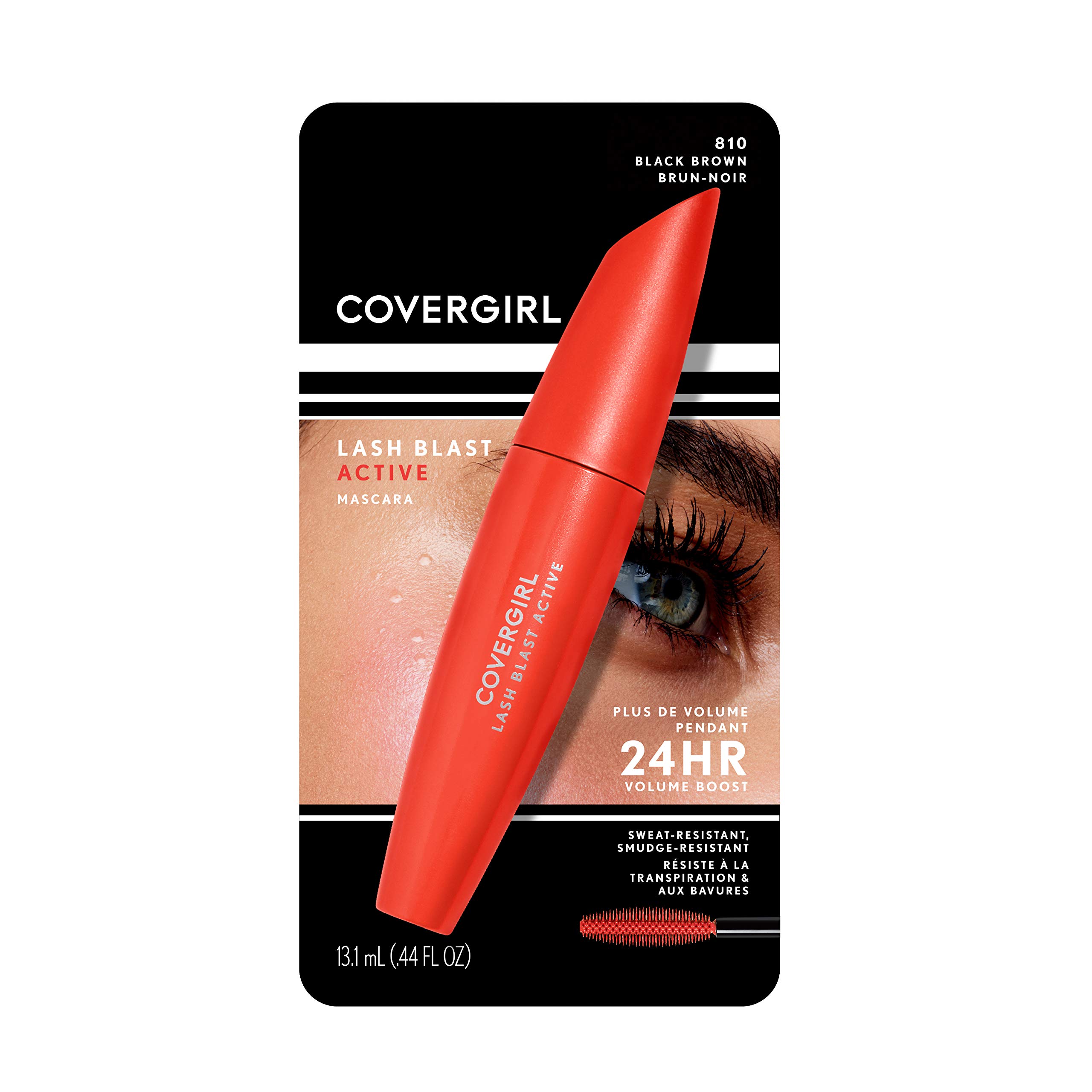 Foto 4 pulgar | Máscara Covergirl Lash Blast Active Negro-Marrón - Venta Internacional