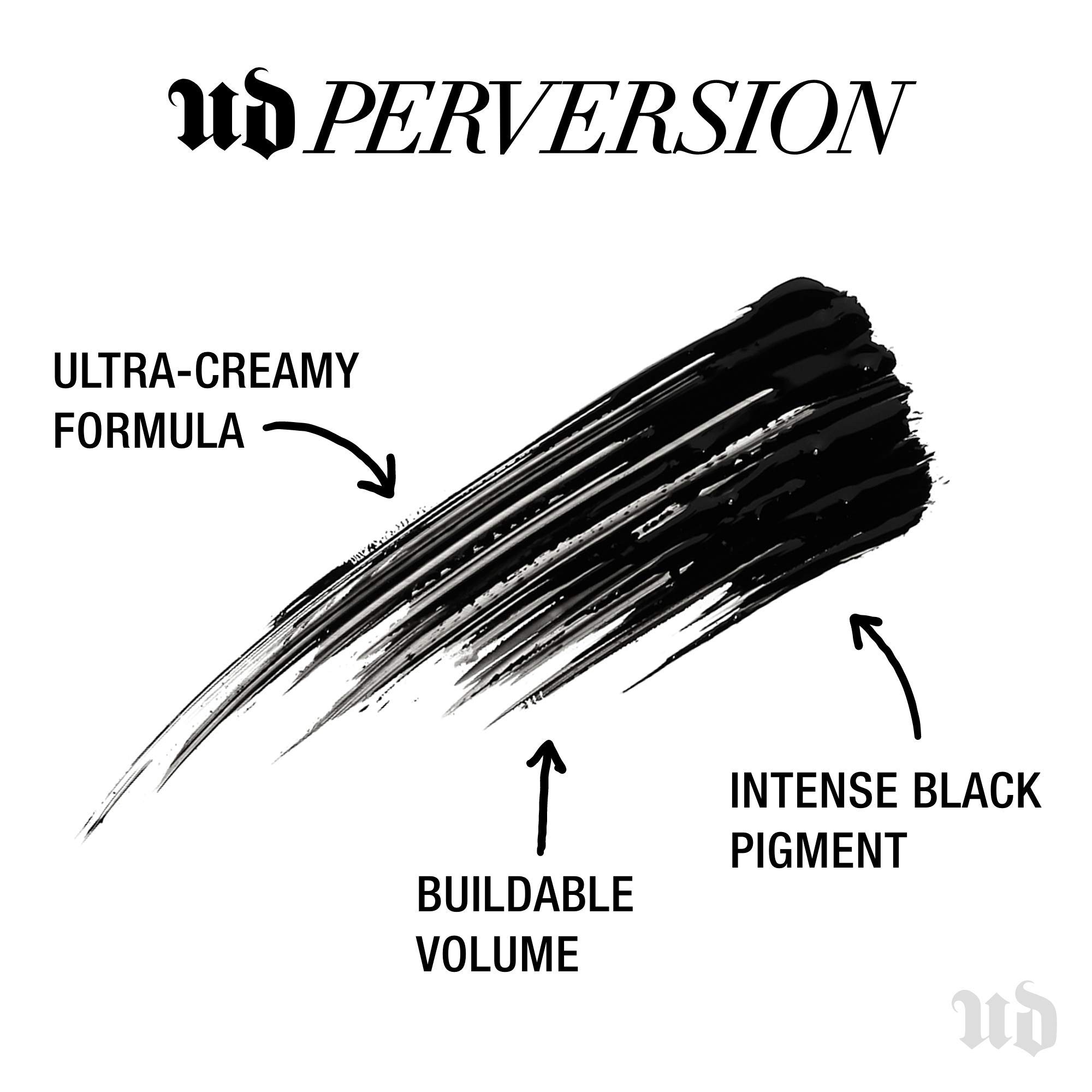Foto 5 pulgar | Máscara Urban Decay Perversión Impermeable Voluminizadora Negra - Venta Internacional