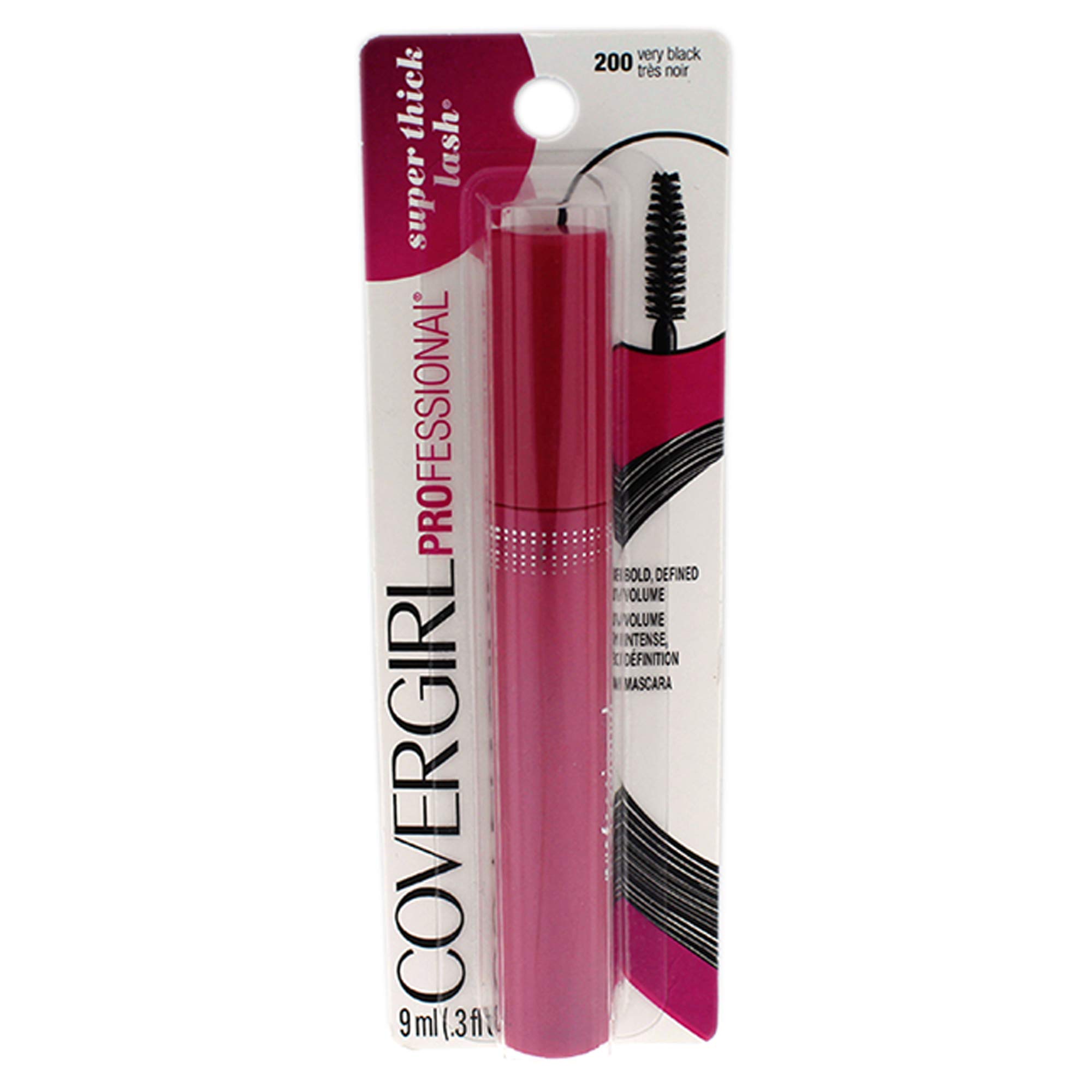 Máscara Covergirl Professional Super Thick Lash Muy Negra - Venta Internacional.