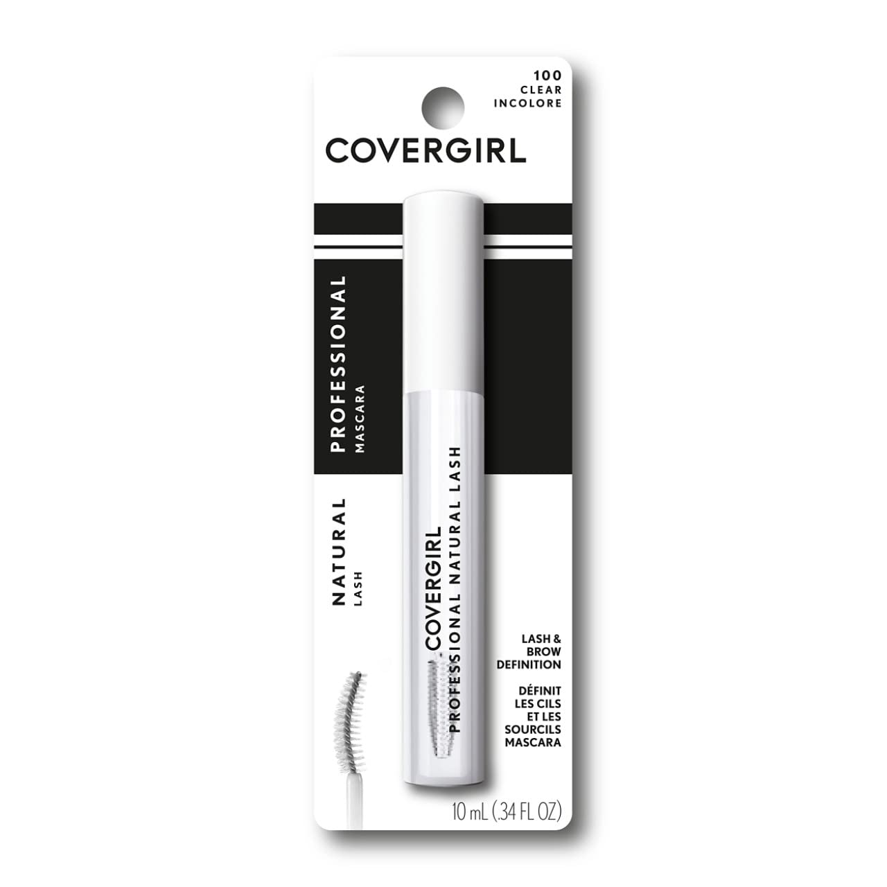 Foto 3 pulgar | Máscara Covergirl Professional Natural Lash Clear, 10 Ml - Venta Internacional.