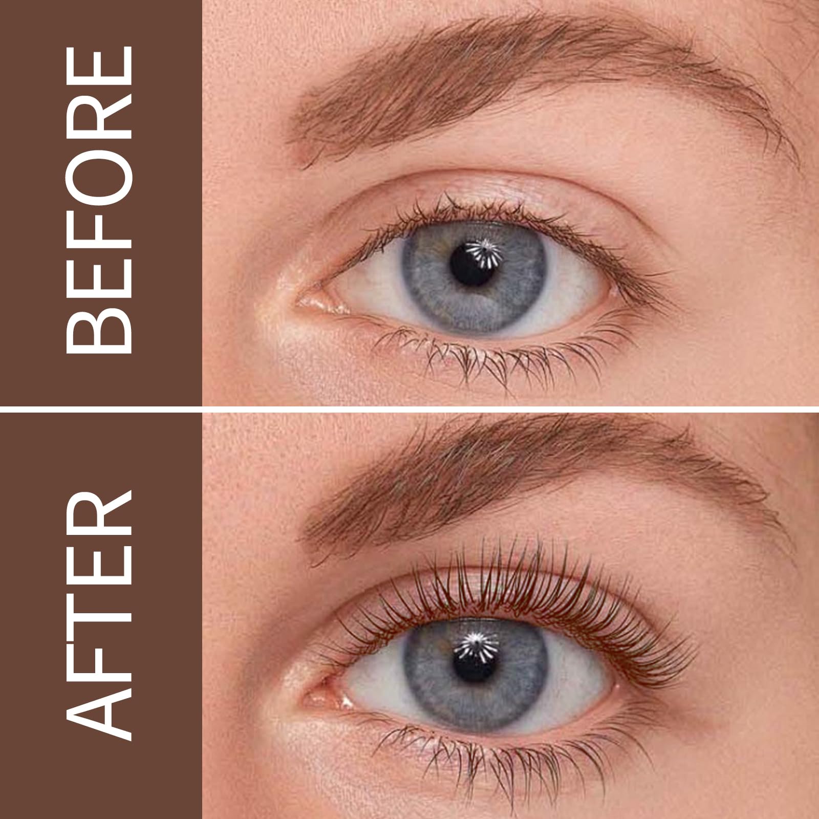Foto 5 | Rizador Mascara Erinde Brown, Lavable, De Metal, Impermeable - Venta Internacional.