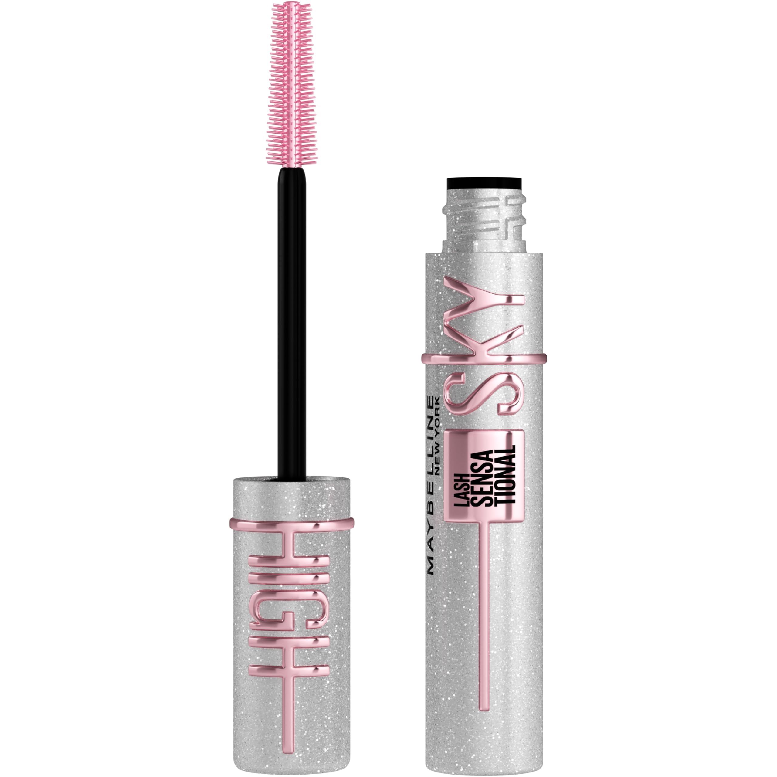 Foto 2 pulgar | Máscara Maybelline Lash Sensational Sky High Glitter - Venta Internacional.