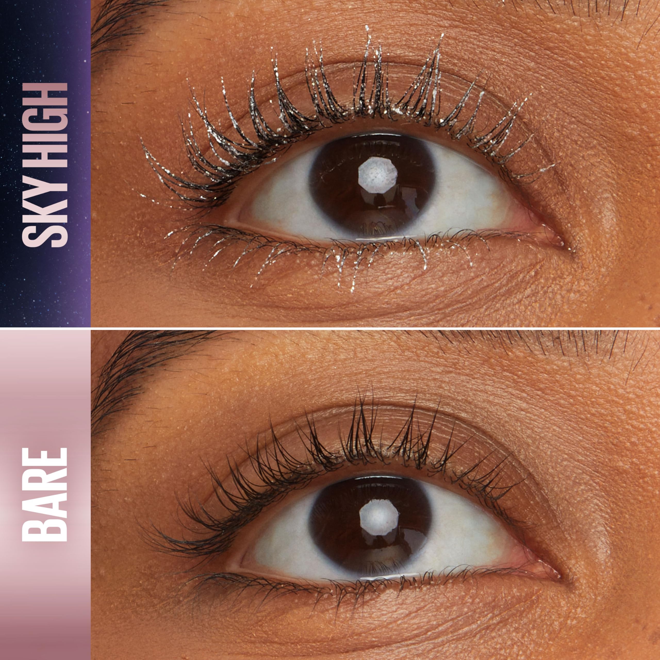 Foto 3 pulgar | Máscara Maybelline Lash Sensational Sky High Glitter - Venta Internacional.