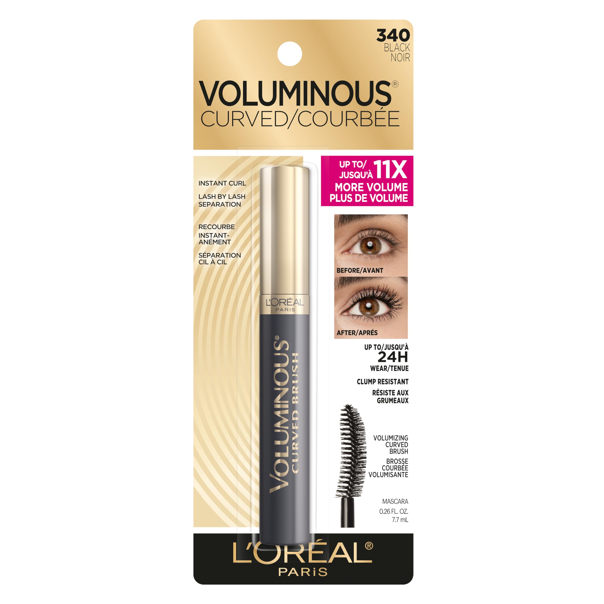 Foto 7 pulgar | Máscara L'oréal Paris Voluminous Original Negra, 2 Unidades - Venta Internacional.