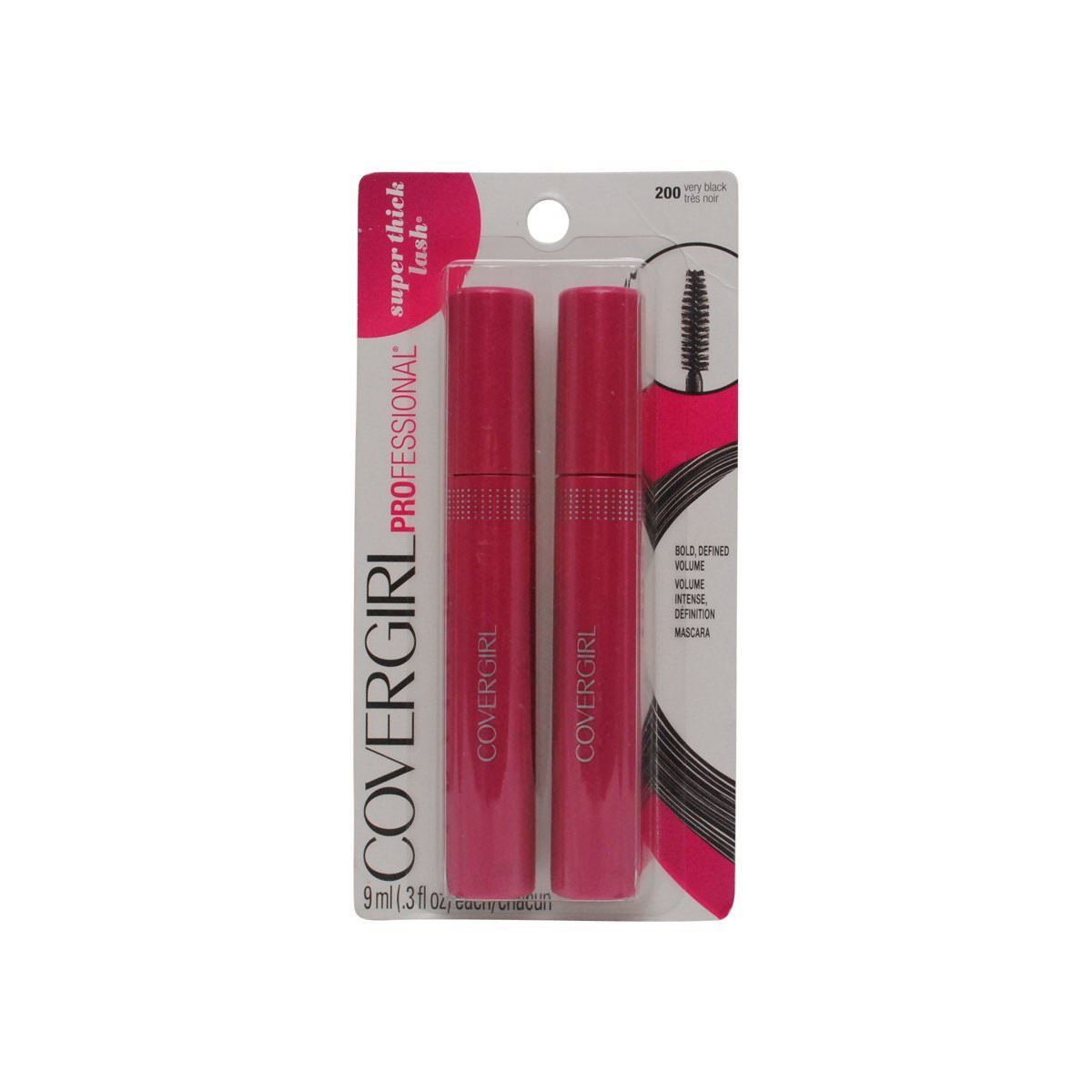 Foto 2 pulgar | Máscara de Pestañas CoverGirl Professional 2 Piezas-Venta Internacional