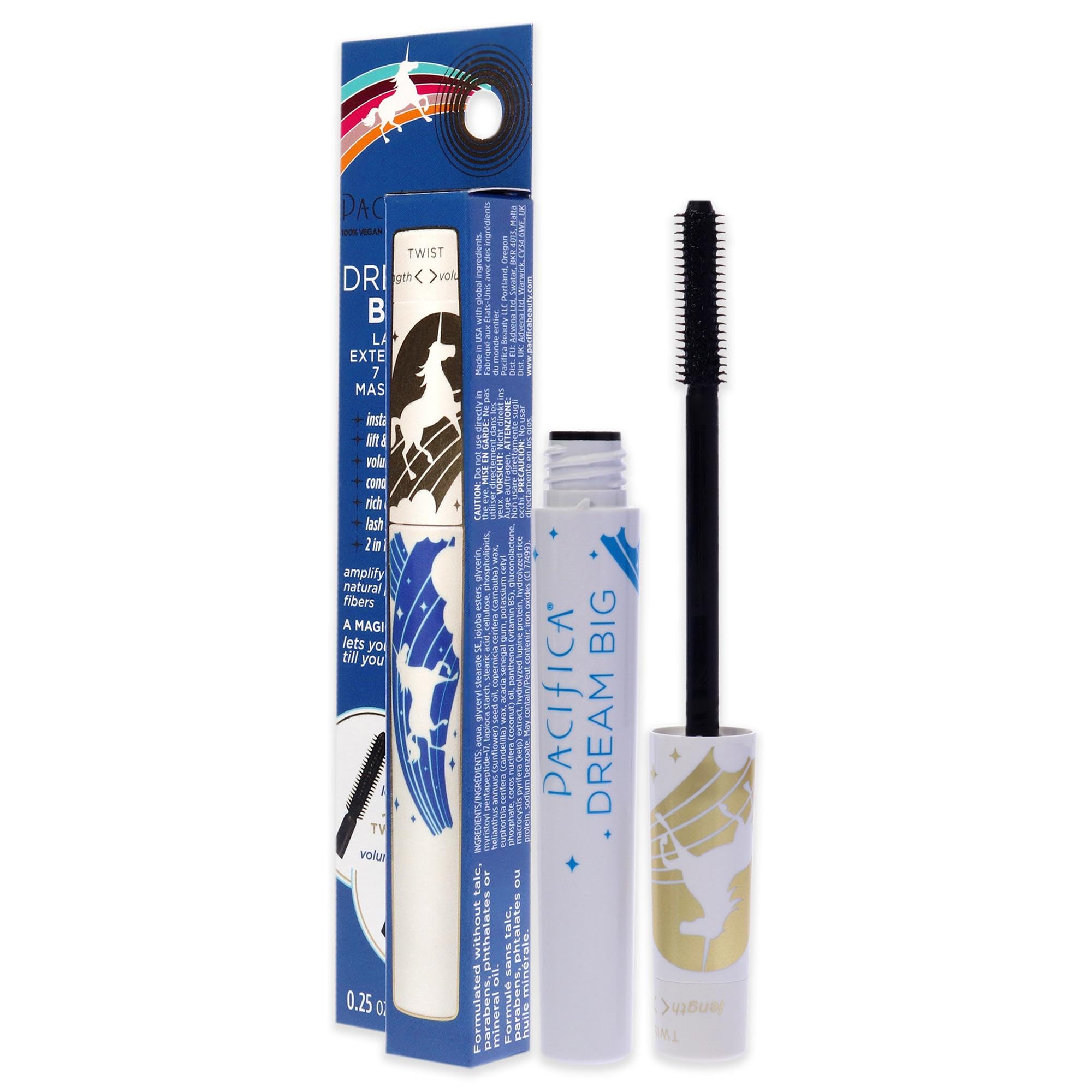 Foto 5 pulgar | Máscara Extensible Para Pestañas Pacifica Beauty Dream Big Lash 7 En 1, Color Negro - Venta Internacional.