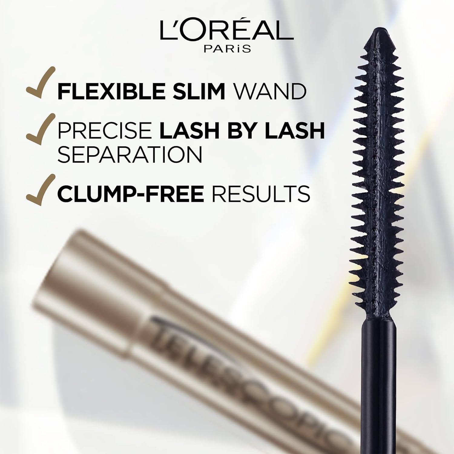 Foto 3 pulgar | Máscara de Pestañas L'Oreal Paris Telescopic-Venta Internacional