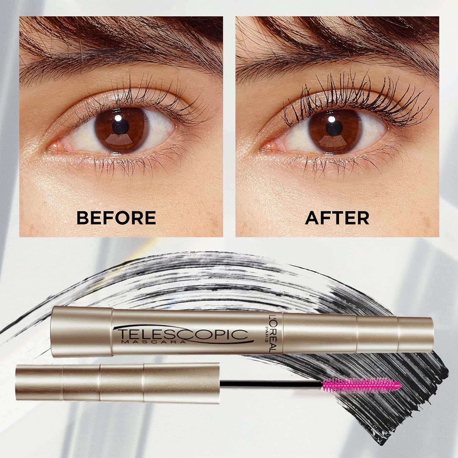 Foto 4 pulgar | Máscara de Pestañas L'Oreal Paris Telescopic-Venta Internacional