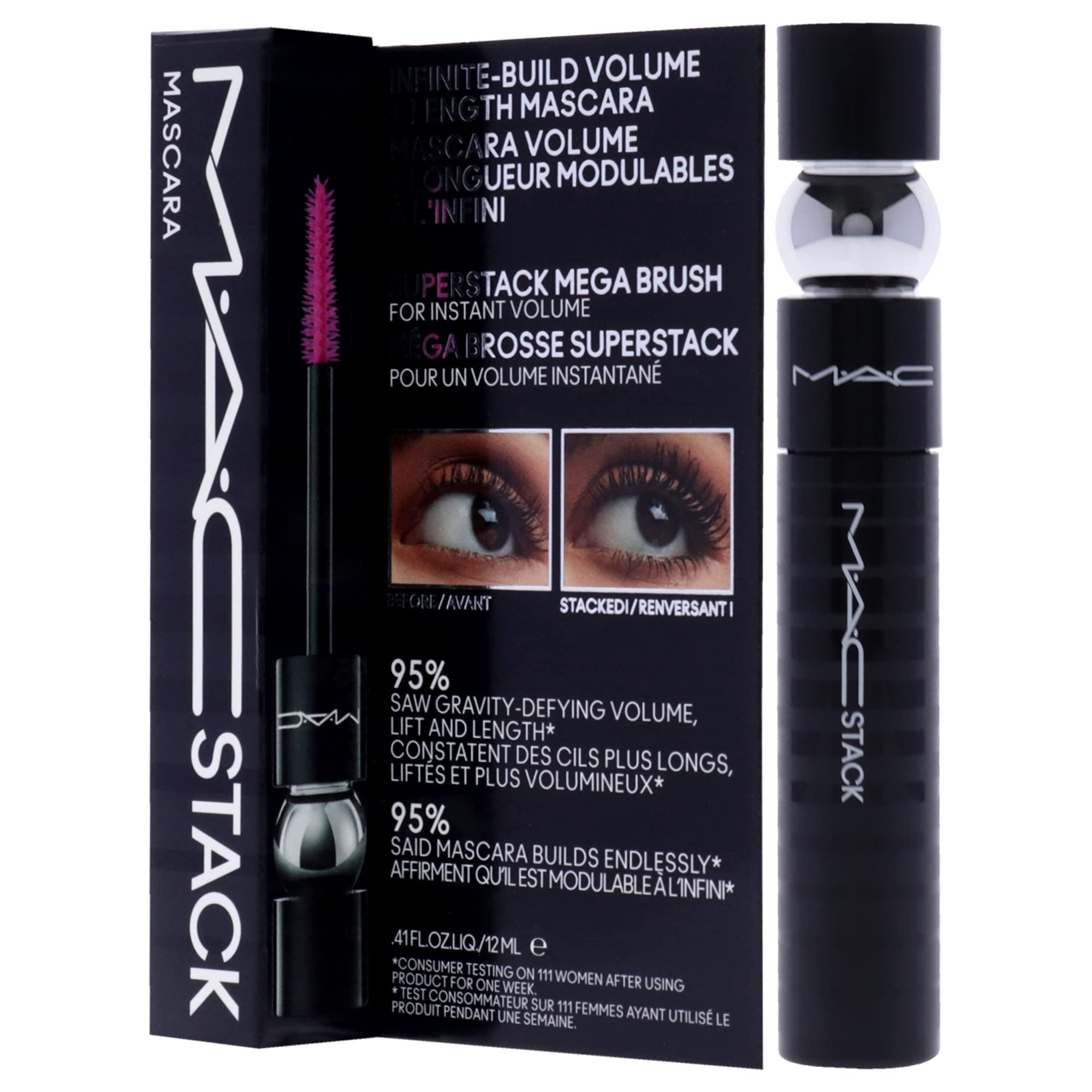 Foto 5 pulgar | Mascara Mac Stack Superstack Macro Brush, 12 Ml, Para Mujer - Venta Internacional.