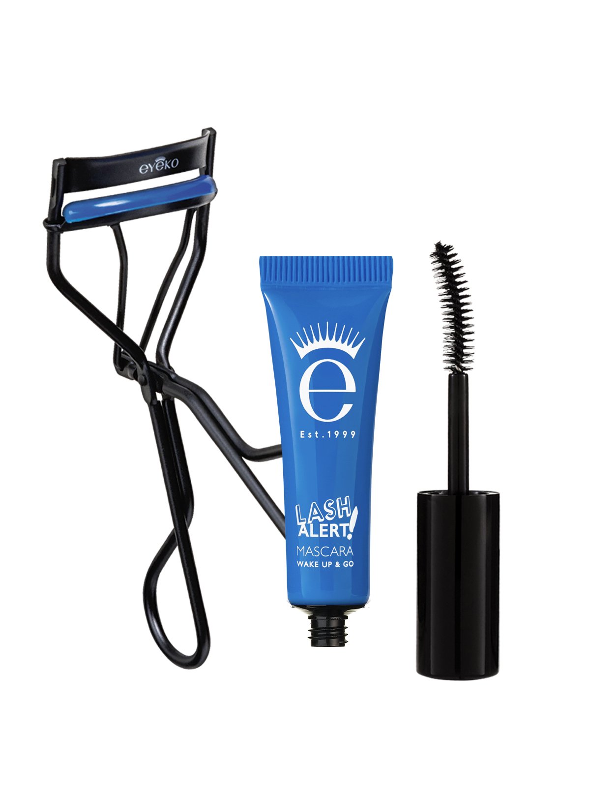 Set de Rizador Eyeko Lash Alert con Forma de Cojín y Máscara de Viaje- Venta Internacional