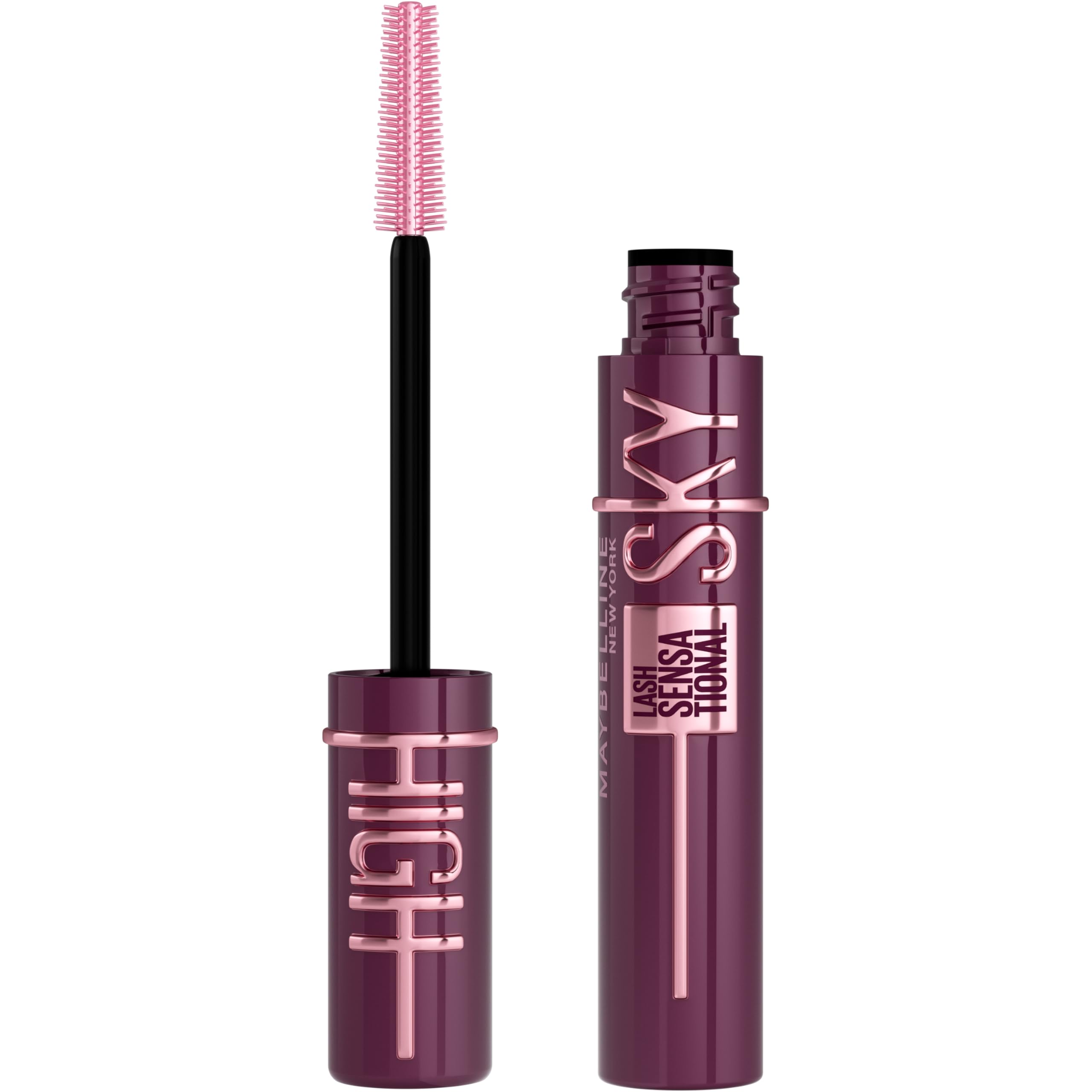 Foto 2 pulgar | Máscara Maybelline Lash Sensational Sky High Burgundy Haze - Venta Internacional.