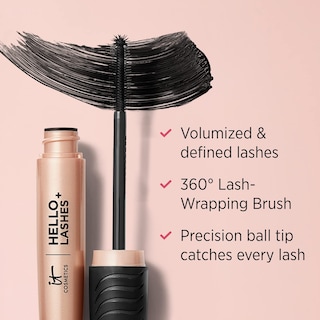 Foto 3 | Máscara It Cosmetics Hello Lashes+ Para Dar Volumen, 8 Ml, Con Sérum - Venta Internacional.
