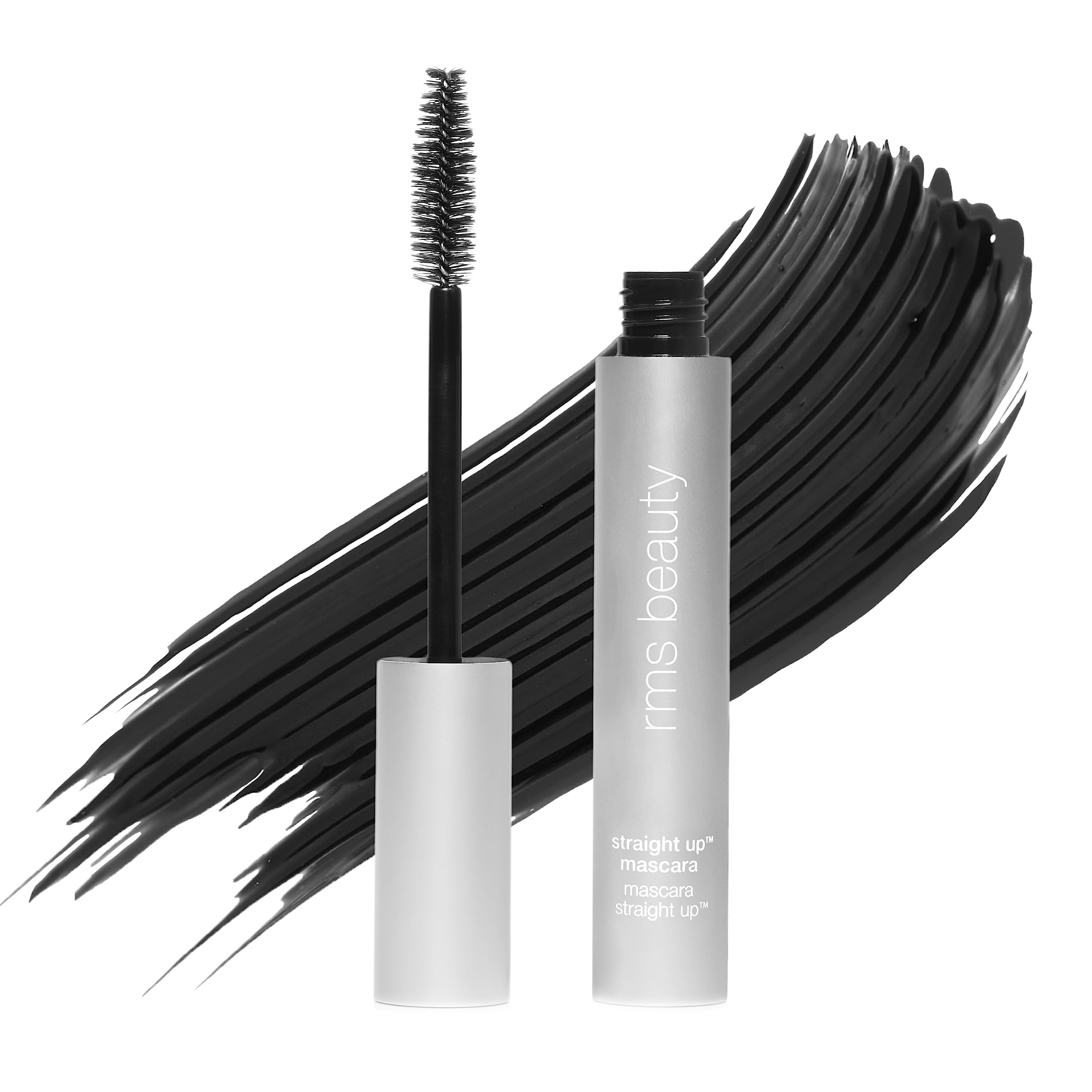 Máscara Rms Beauty Straight Up Con Péptido Voluminizador Negro - Venta Internacional.