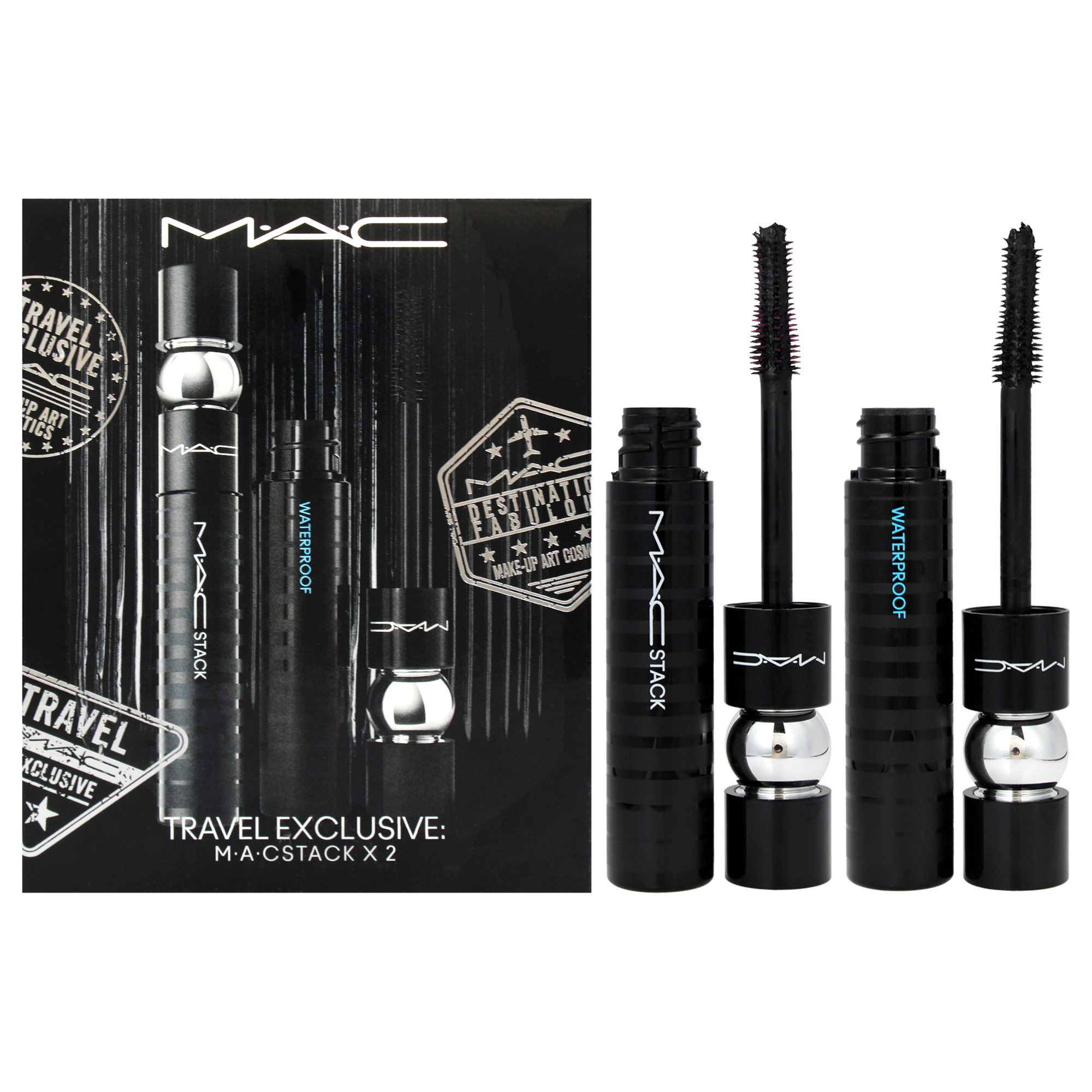 Máscara Stack Duo Mac Superstack Mega Brush 12 ml 2 Unidades - Venta Internacional