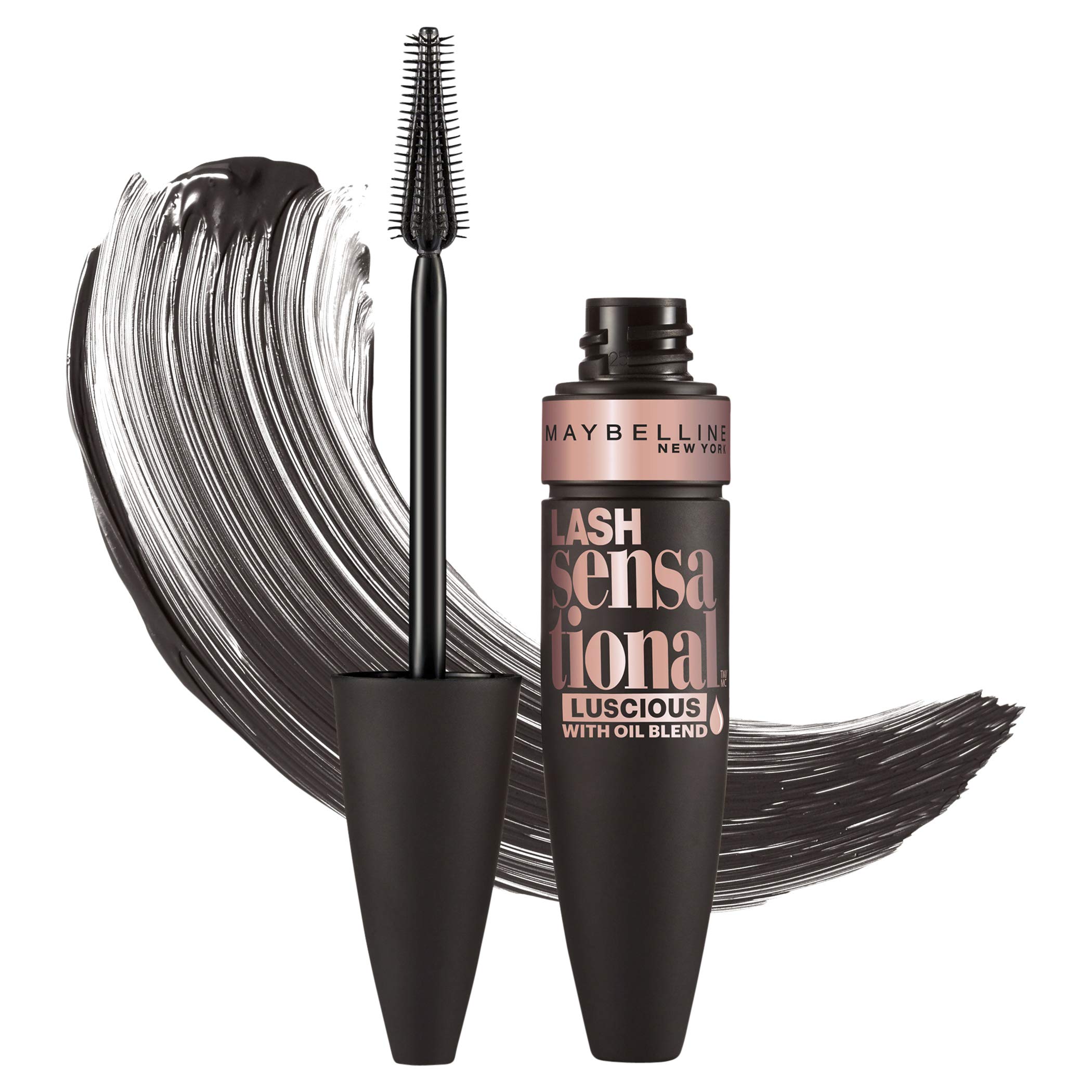 Máscara Maybelline New York Lash Sensational Luscious Black - Venta Internacional.