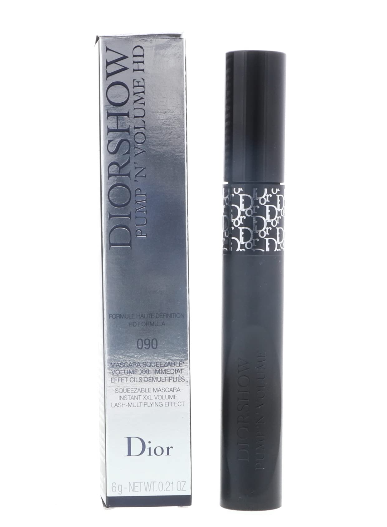Máscara Dior Diorshow Pump N Volume #090 Black Pump 6 Ml - Venta Internacional.