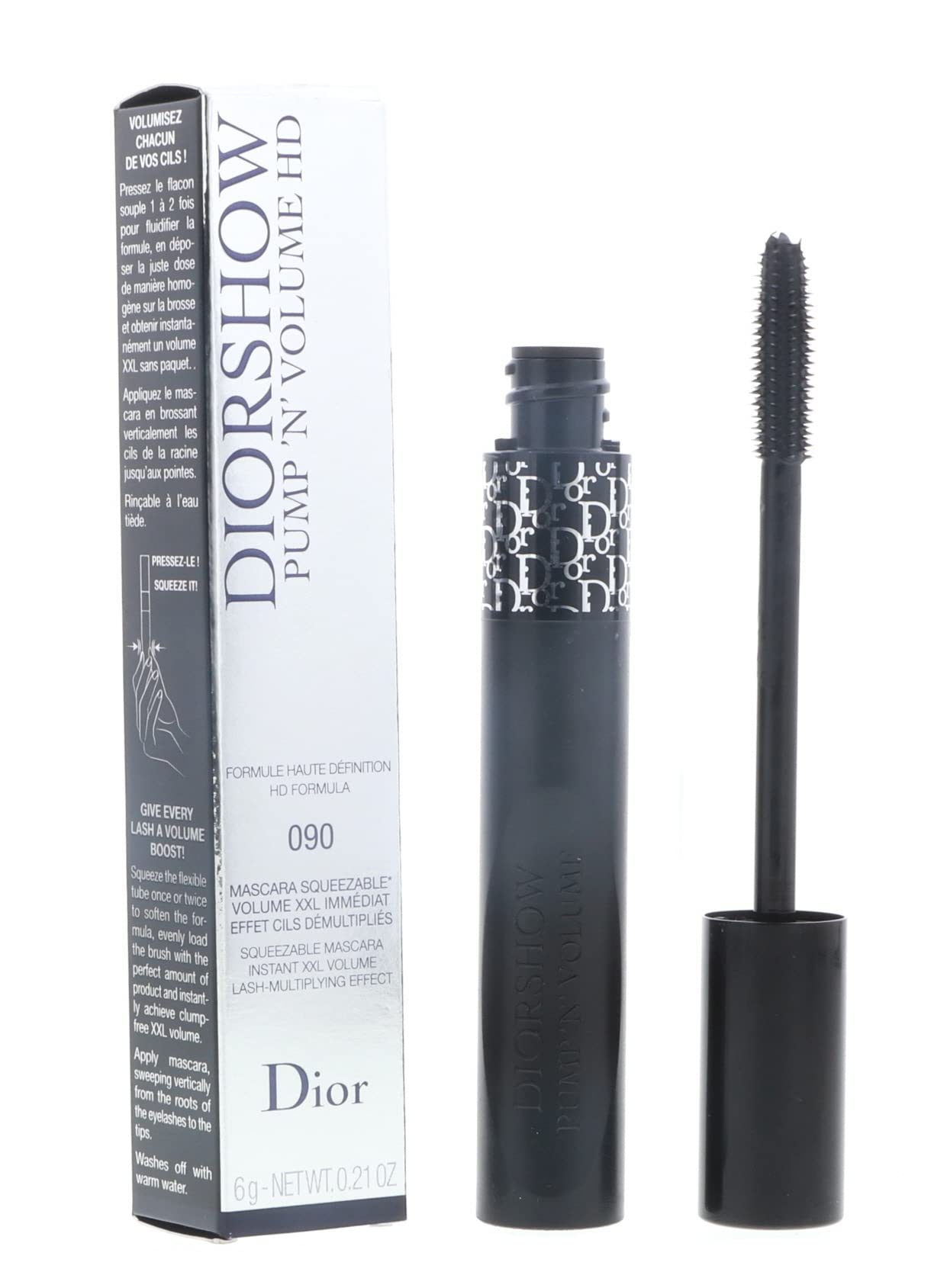 Foto 3 pulgar | Máscara Dior Diorshow Pump N Volume #090 Black Pump 6 Ml - Venta Internacional.