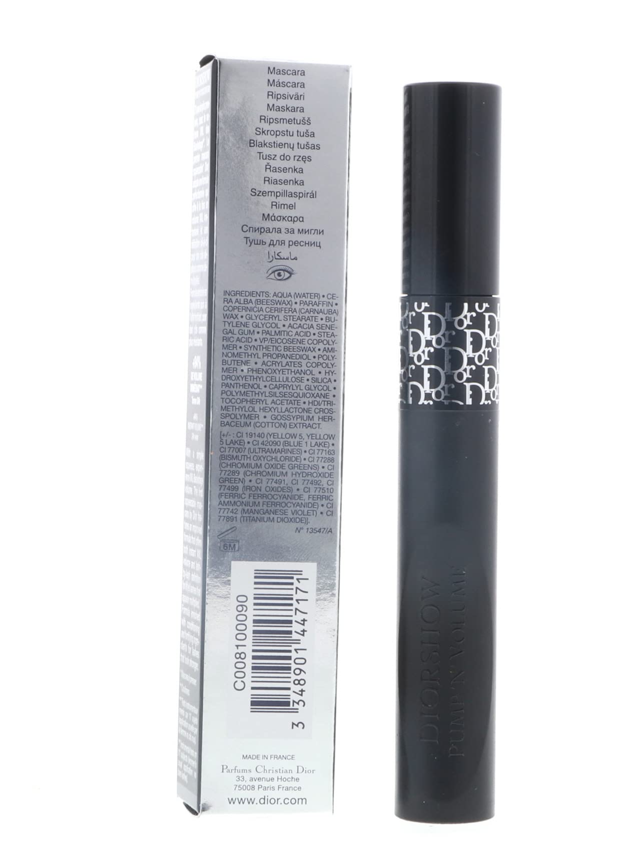 Foto 4 pulgar | Máscara Dior Diorshow Pump N Volume #090 Black Pump 6 Ml - Venta Internacional.