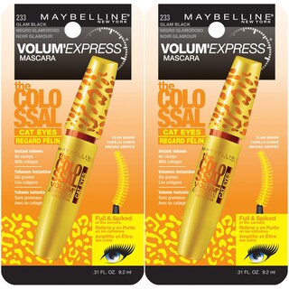 Foto 1 | Máscara Maybelline Volum' Express The Colossal Cat Eyes X2 - Venta Internacional