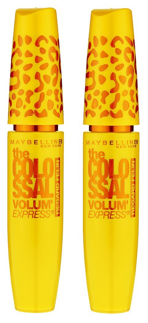 Foto 3 pulgar | Máscara Maybelline Volum' Express The Colossal Cat Eyes X2 - Venta Internacional