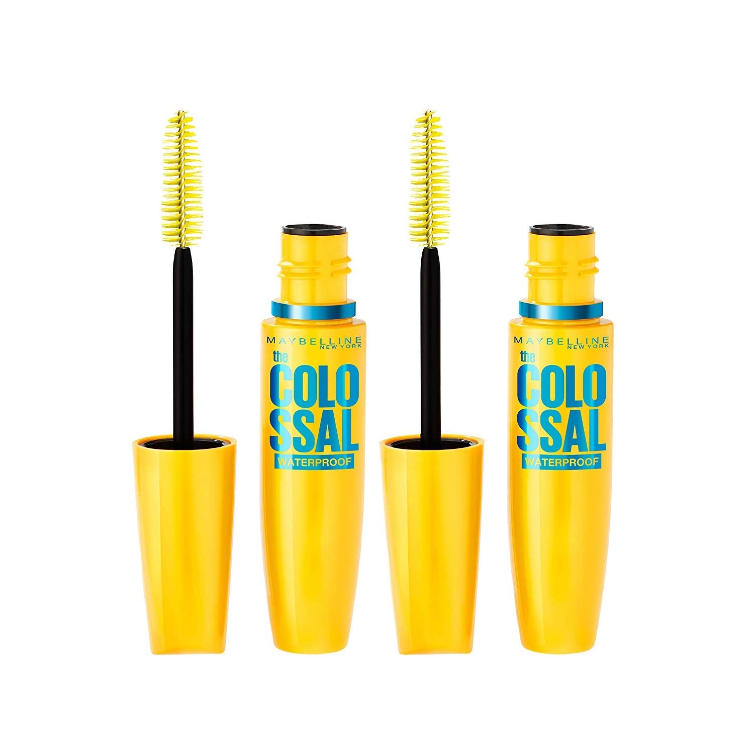 Máscara Maybelline Volum' Express The Colossal Waterproof, 9 Veces El Volumen, 9 Ml (paquete De 2) - Venta Internacion