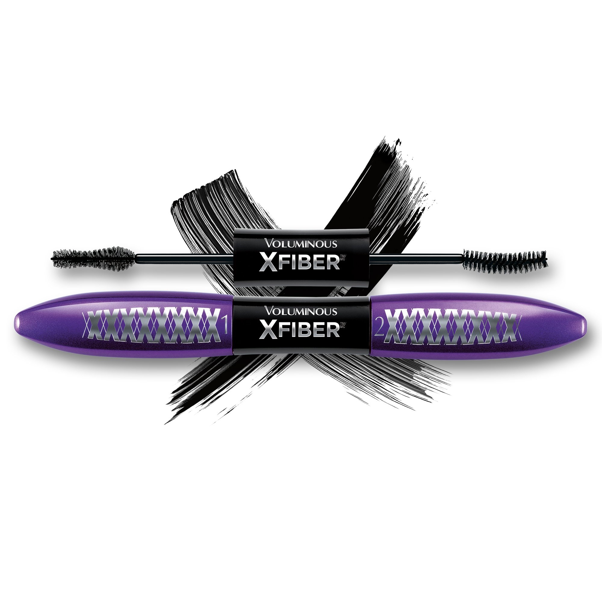 Máscara L'oreal Paris Voluminous X Fiber, Lavable, Negra Y Negra - Venta Internacional. $1,741