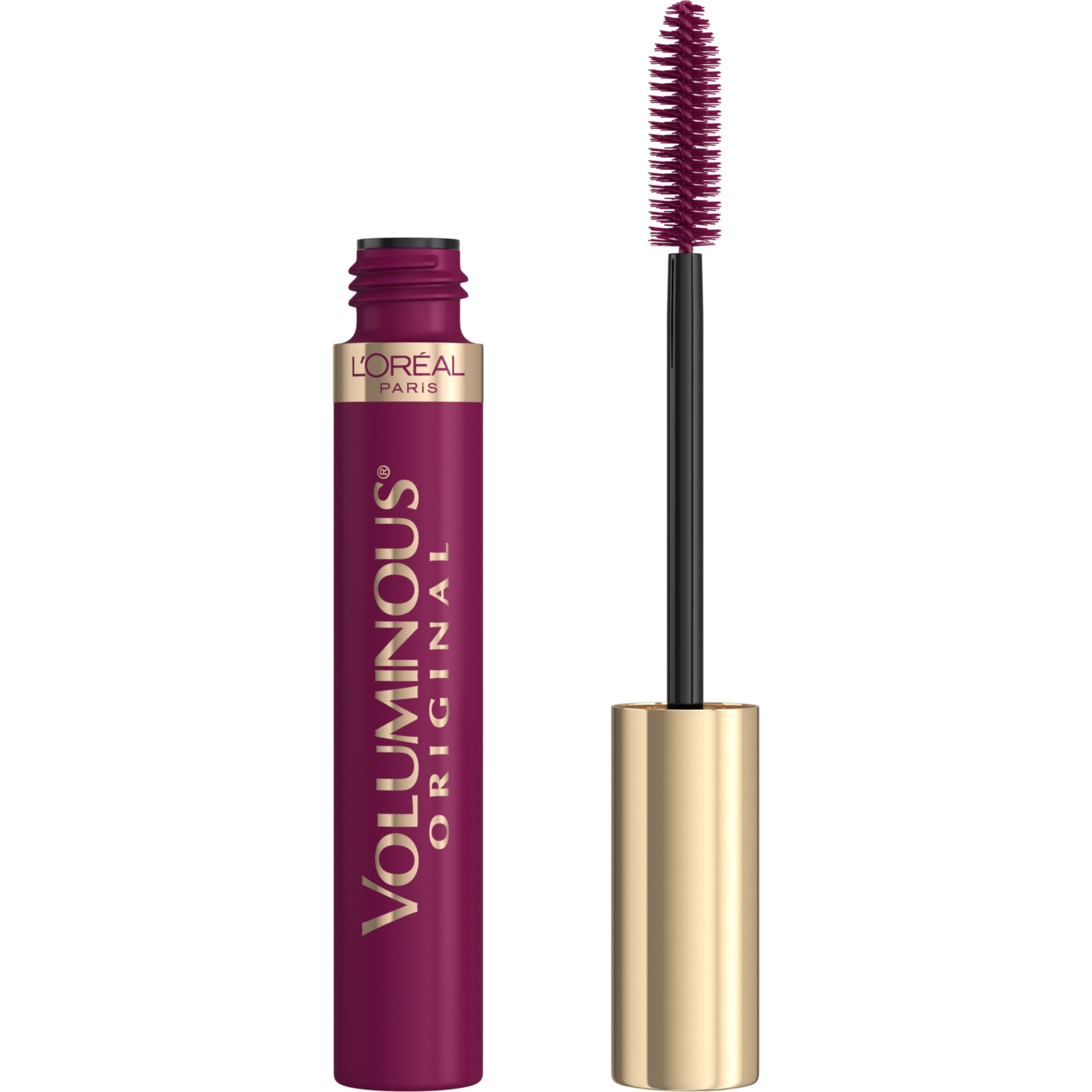 Máscara L'oreal Paris Makeup Voluminous Original Deep Burgundy - Venta Internacional.