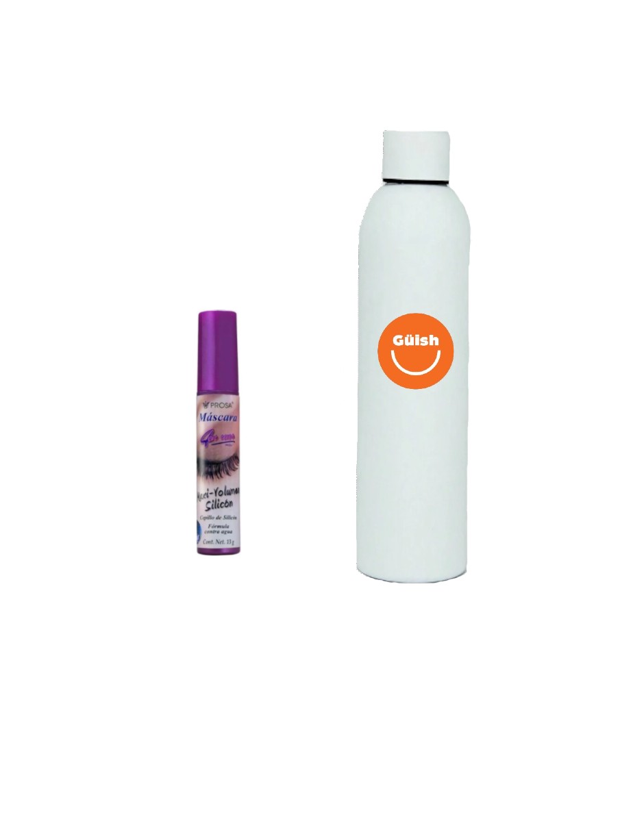 Foto 2 pulgar | Rimel Silicon Maxi Volumen Prosa + Termo De Agua De Regalo Güish