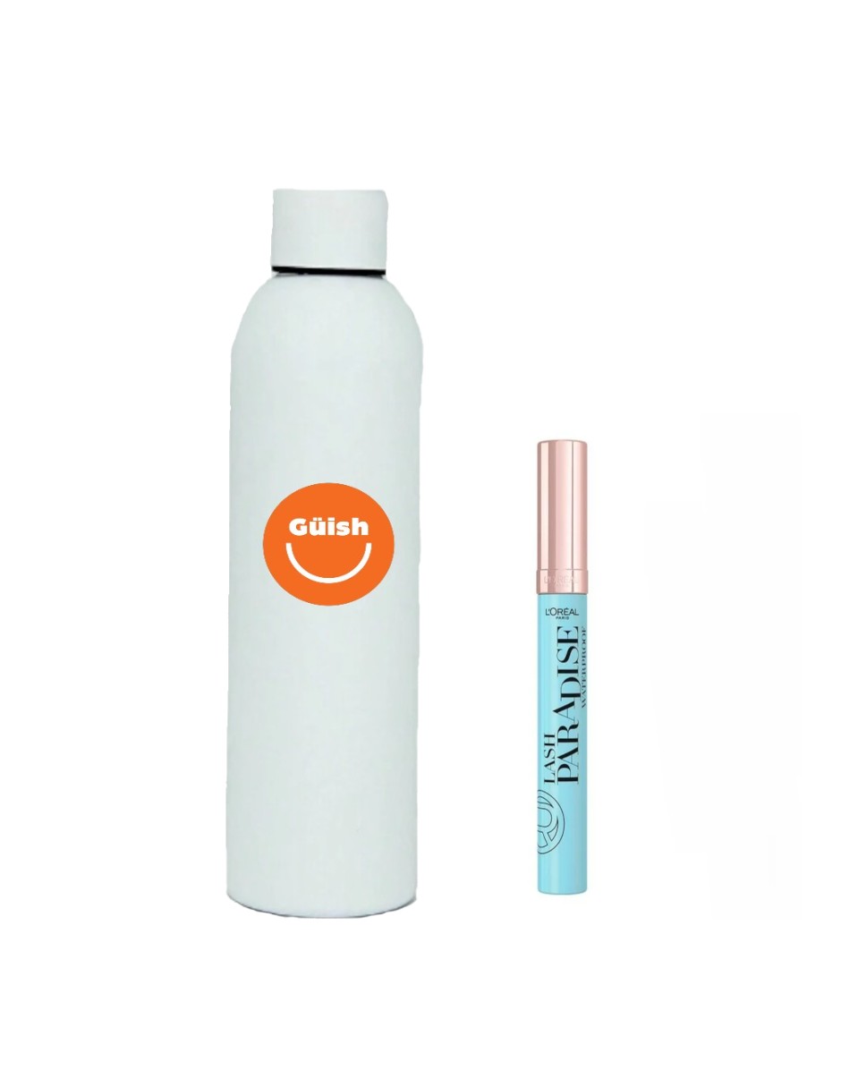 Foto 1 | Máscara De Pestañas Voluminous Lash Paradise Color Black Noir + Termo De Agua De Regalo Güish