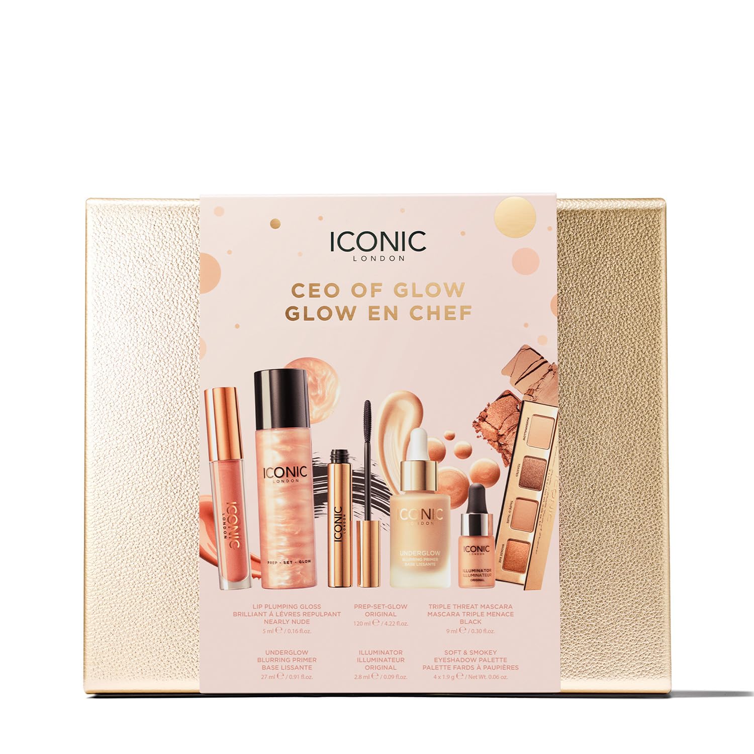 Foto 6 pulgar | Set De Regalo Iconic London Ceo Of Glow Con Prep-set-glow, Imprimador E Iluminador - Venta Internacional.