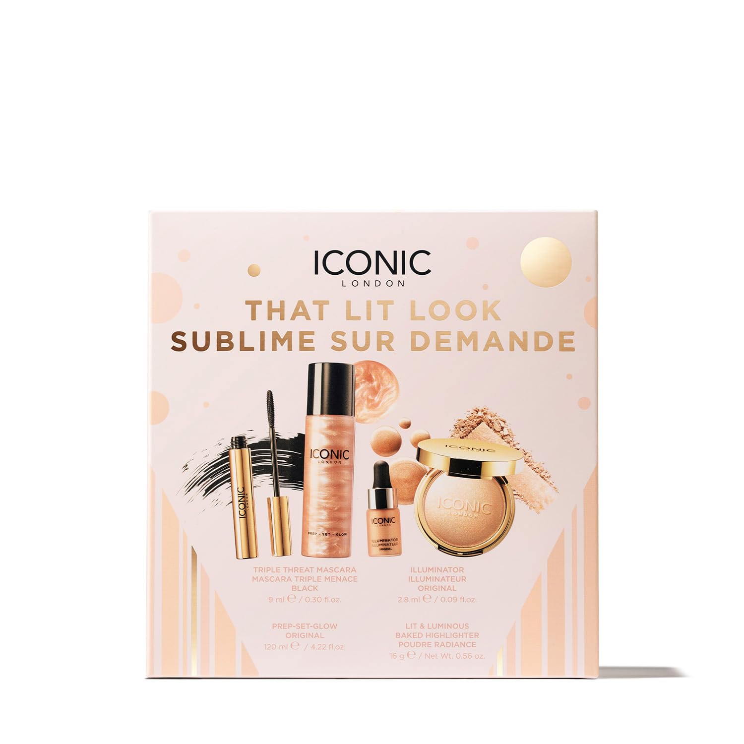 Foto 6 pulgar | Set De Regalo Iconic London That Lit Look Con Prep-set-glow Y Máscara - Venta Internacional.
