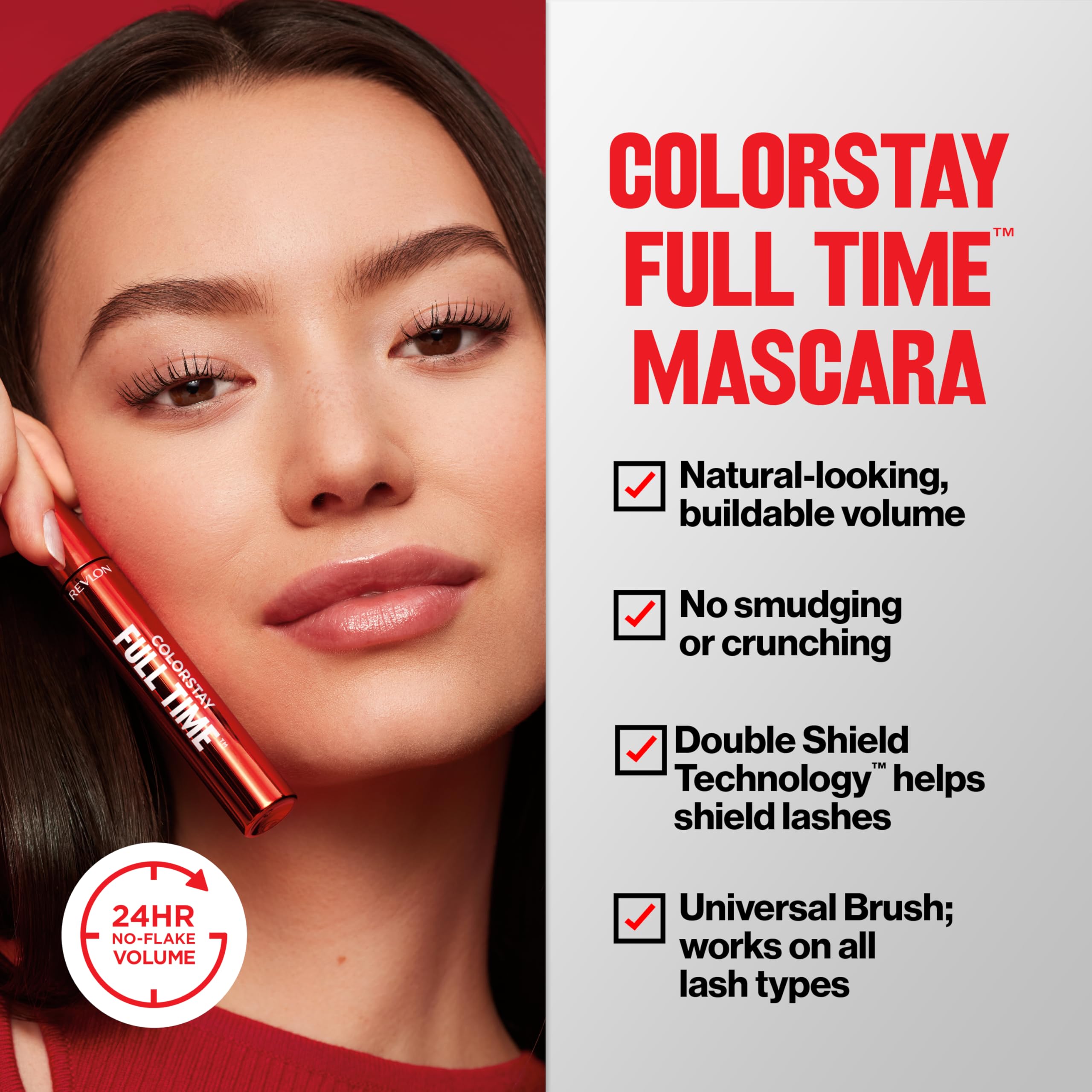 Foto 4 pulgar | Máscara Revlon Colorstay Full Time 402 Negro Marrón 24h - Venta Internacional.