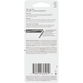 Foto 3 | Máscara Revlon Volume & Length Eye Makeup 301 Blackest Black - Venta Internacional.