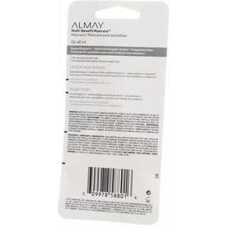 Foto 7 | Máscara Almay One Coat Multi-benefit Blackest Black 7 Ml (x2) - Venta Internacional.