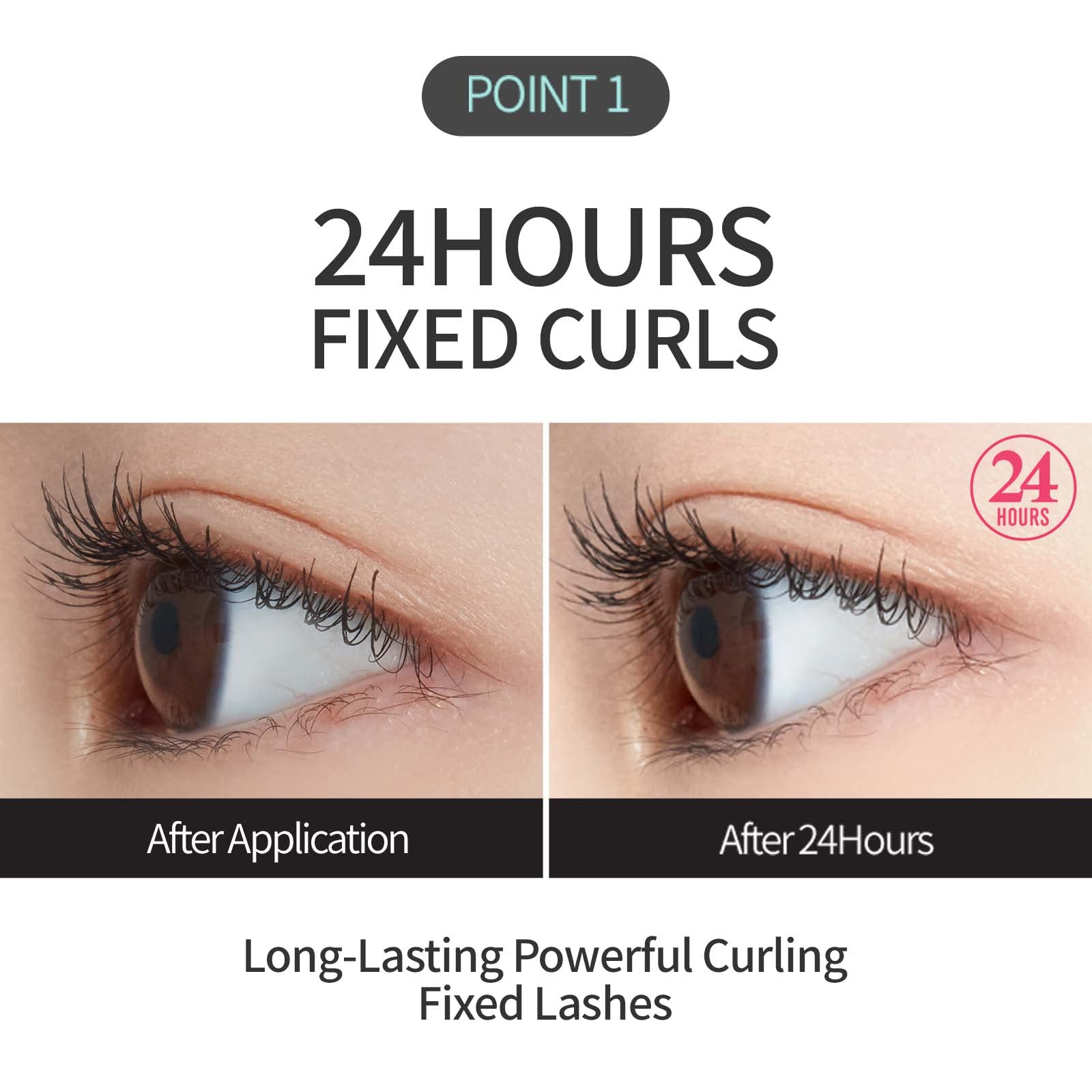 Foto 4 pulgar | Máscara Etude Lash Perm Curl Fix #2, Marrón, Resistente Al Agua Las 24 Horas - Venta Internacional.