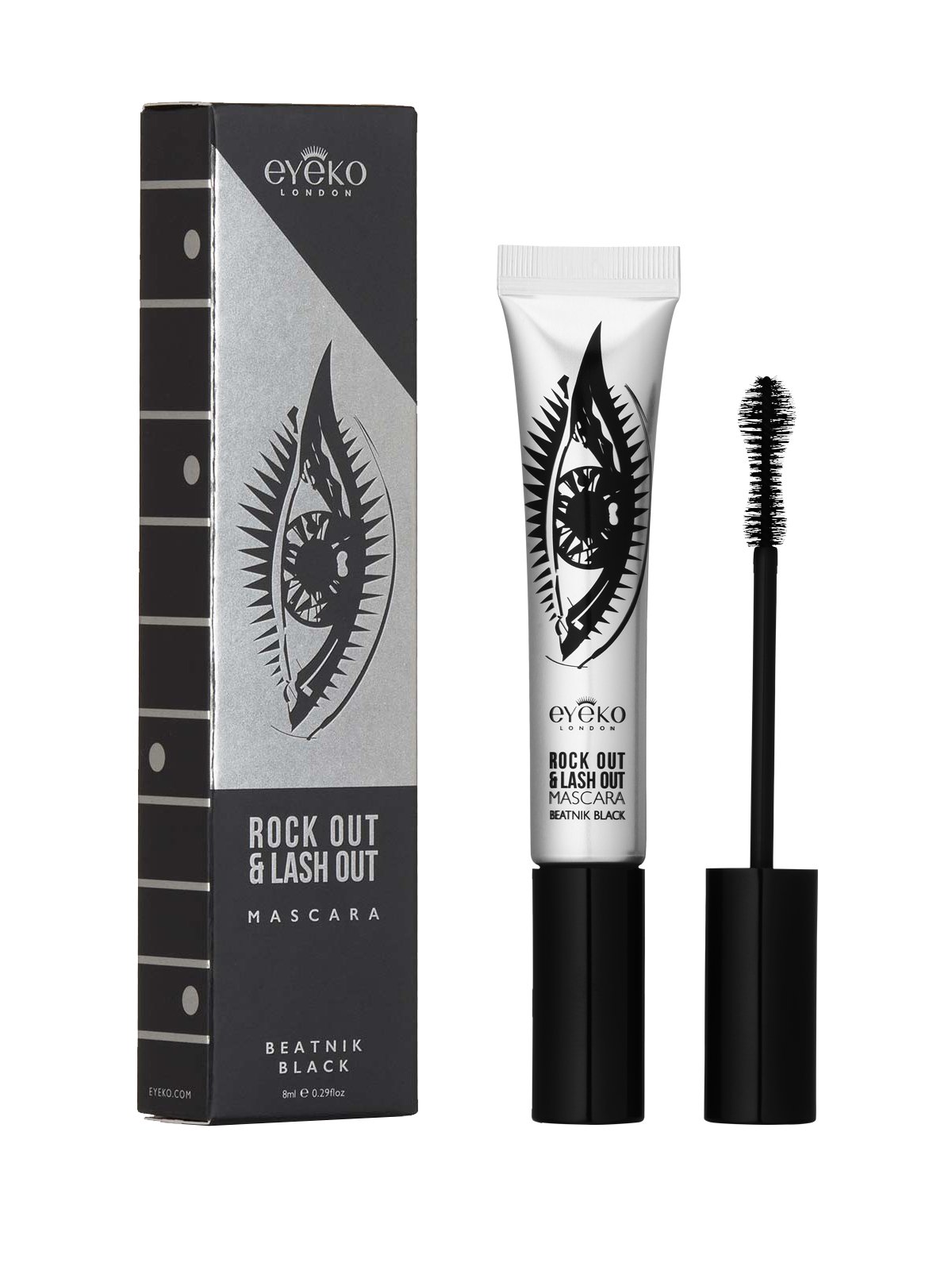 Foto 2 | Máscara Eyeko Rock Out And Lash Out, Espesante, 8 Ml, Color Negro Intenso - Venta Internacional.