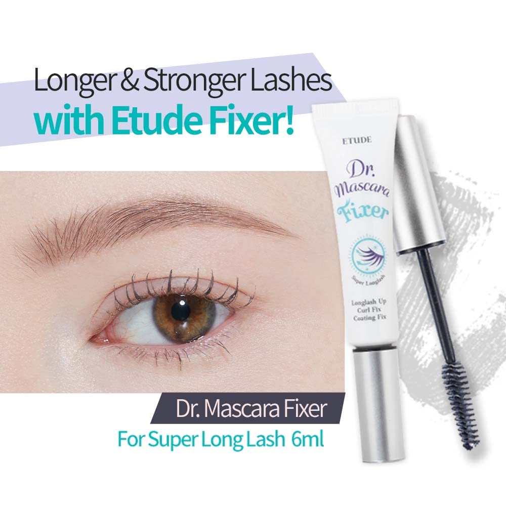 Foto 3 pulgar | Mascara Fixer Etude Dr. Para Pestañas Superlargas #02 Natural - Venta Internacional.