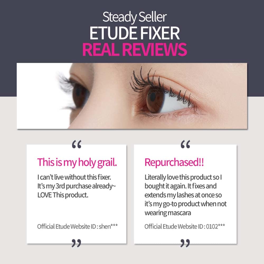 Foto 5 pulgar | Mascara Fixer Etude Dr. Para Pestañas Superlargas #02 Natural - Venta Internacional.