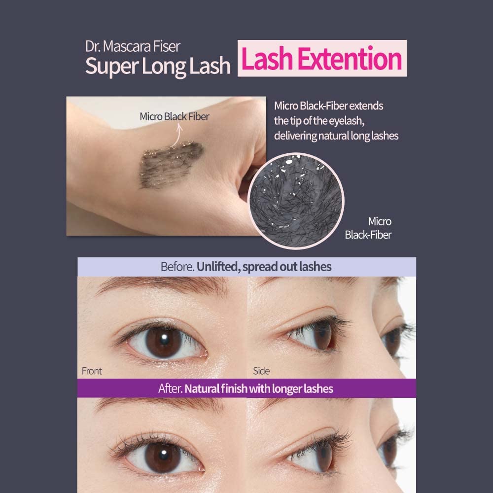 Foto 5 | Mascara Fixer Etude Dr. Para Pestañas Superlargas #02 Natural - Venta Internacional.