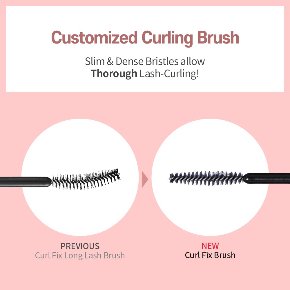 Foto 4 | Máscara Etude Curl Fix #1 Negra Resistente Al Agua Durante 24 Horas - Venta Internacional.