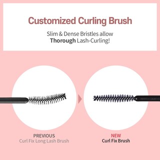 Foto 4 | Máscara Etude Curl Fix #1 Negra Resistente Al Agua Durante 24 Horas - Venta Internacional.